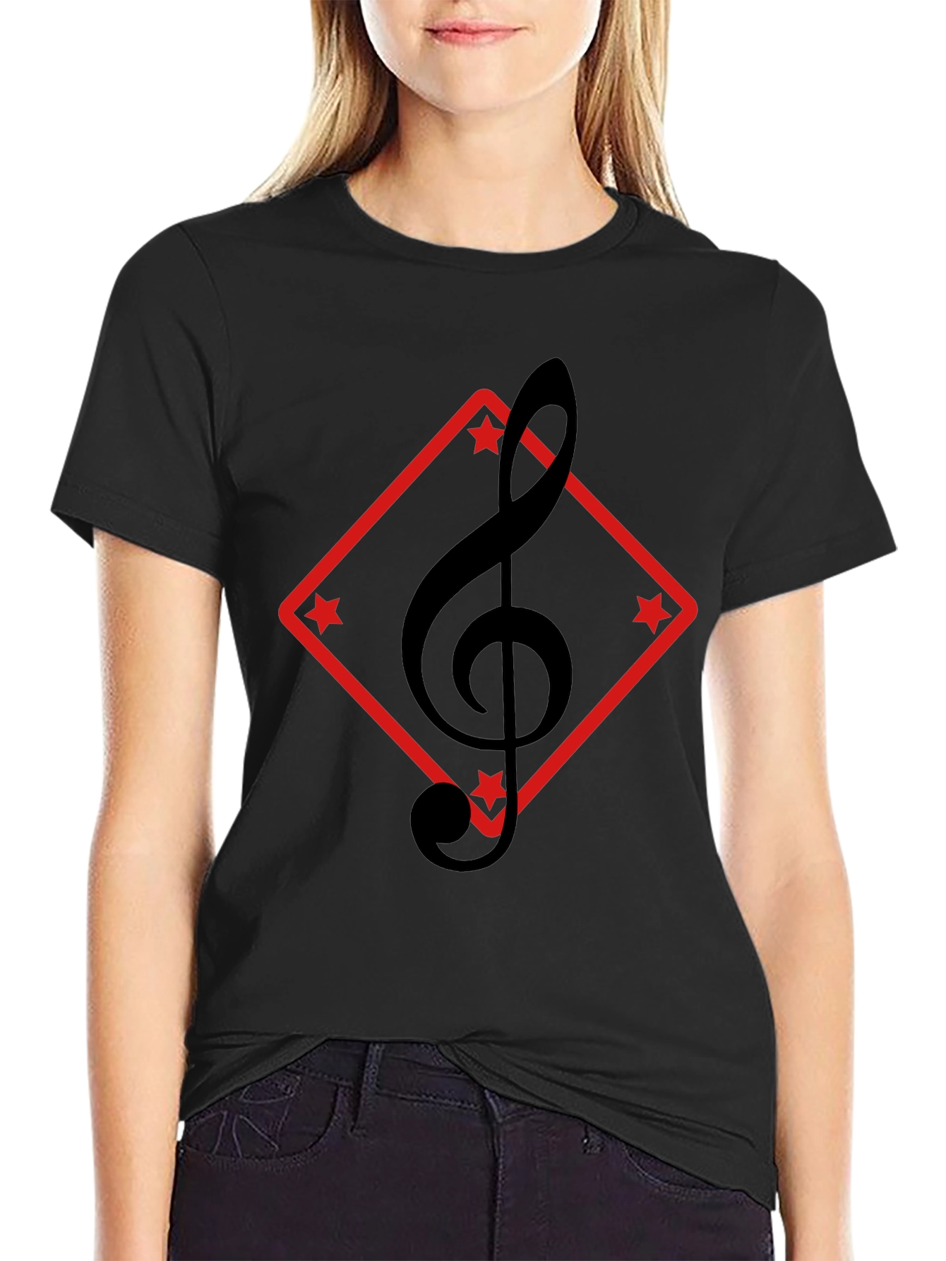 Musical Treble Clef Graphic Tee