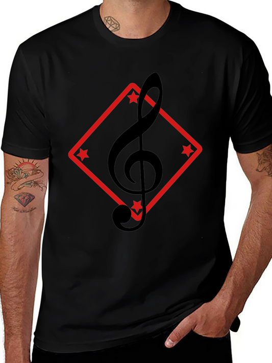 Musical Treble Clef Graphic Tee