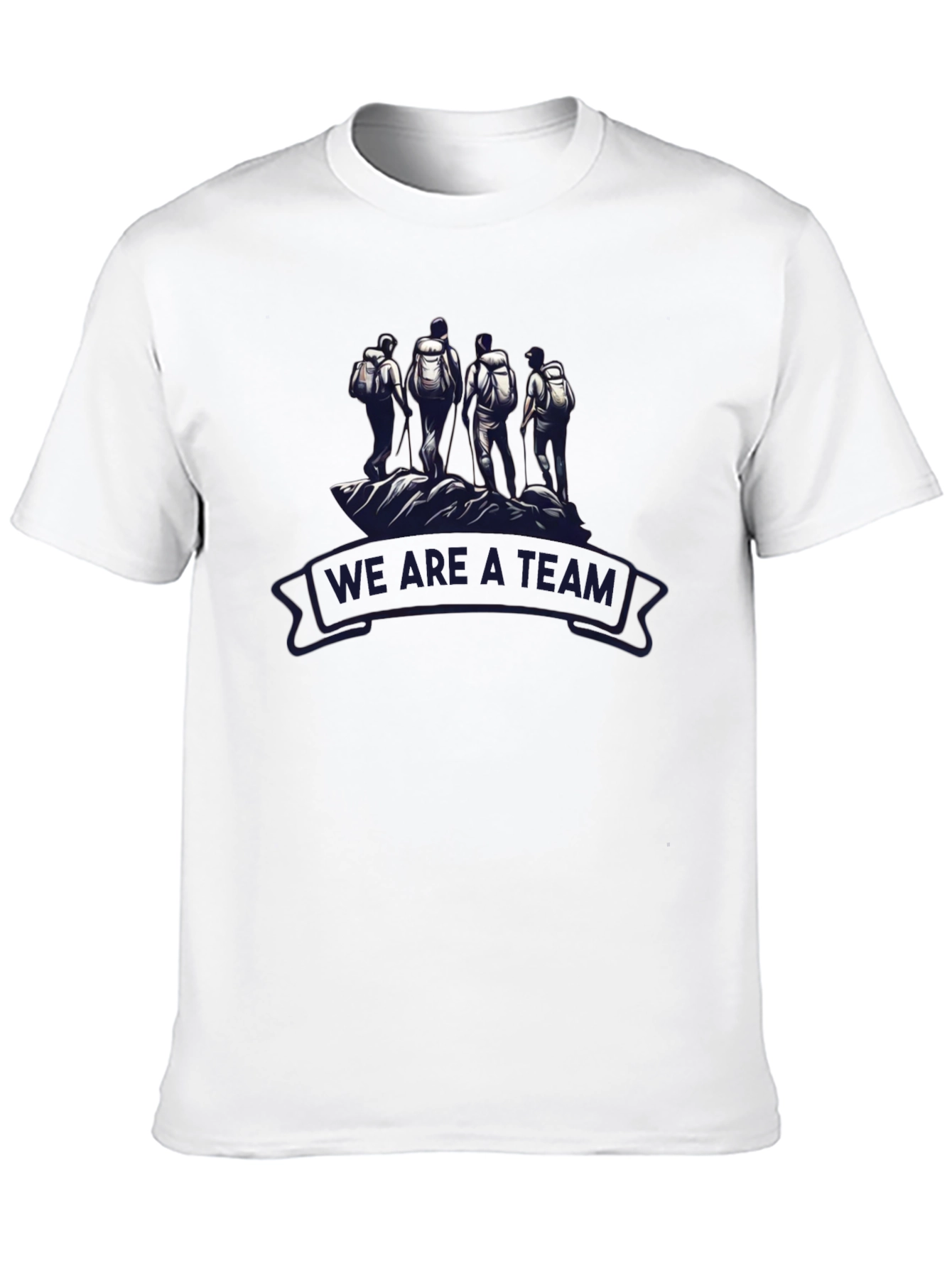 Teamwork Hiking Graphic T-Shirt