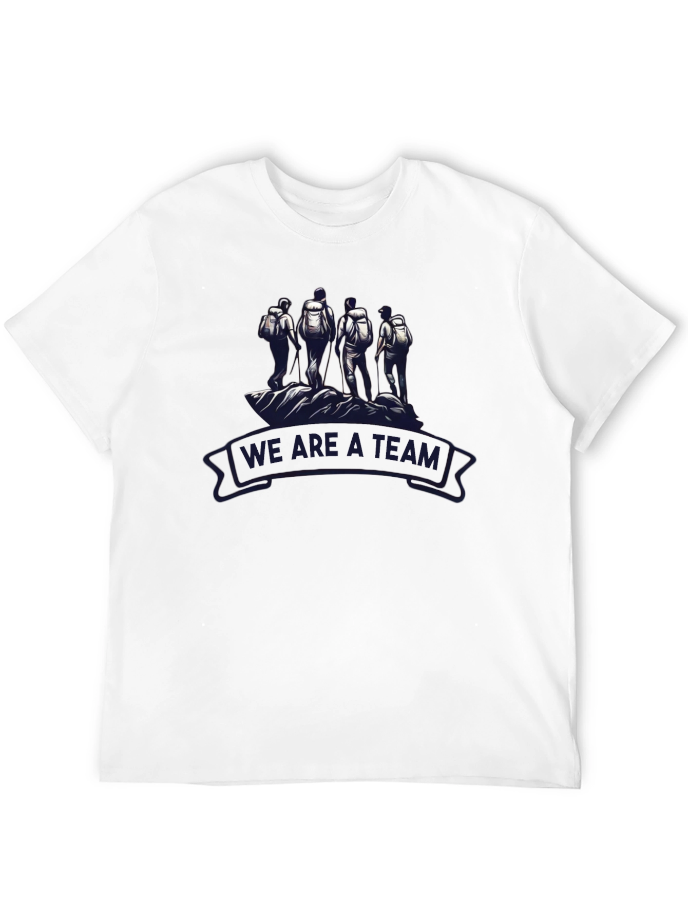 Teamwork Hiking Graphic T-Shirt
