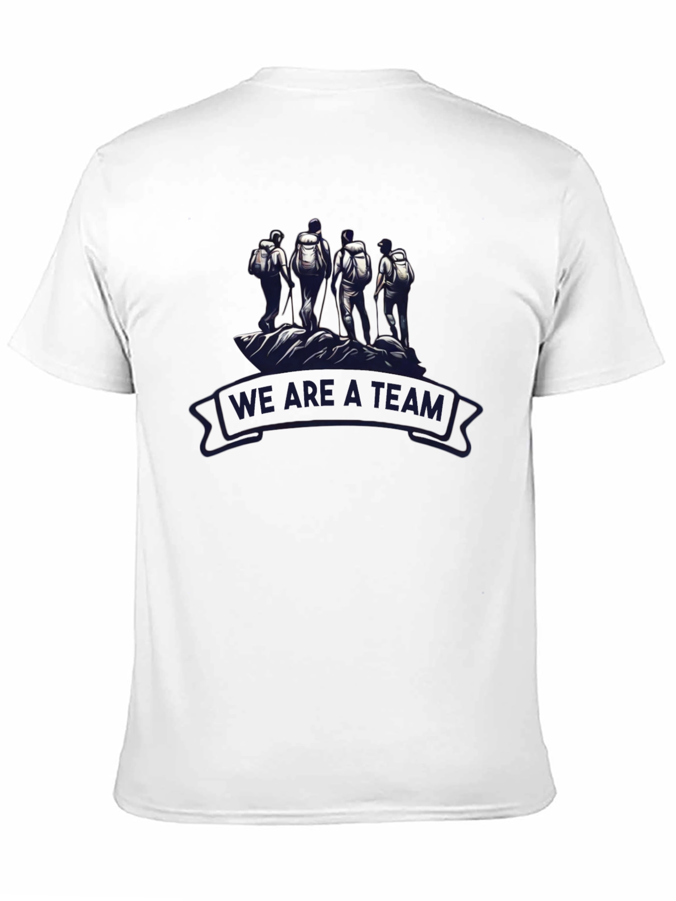 Teamwork Hiking Graphic T-Shirt