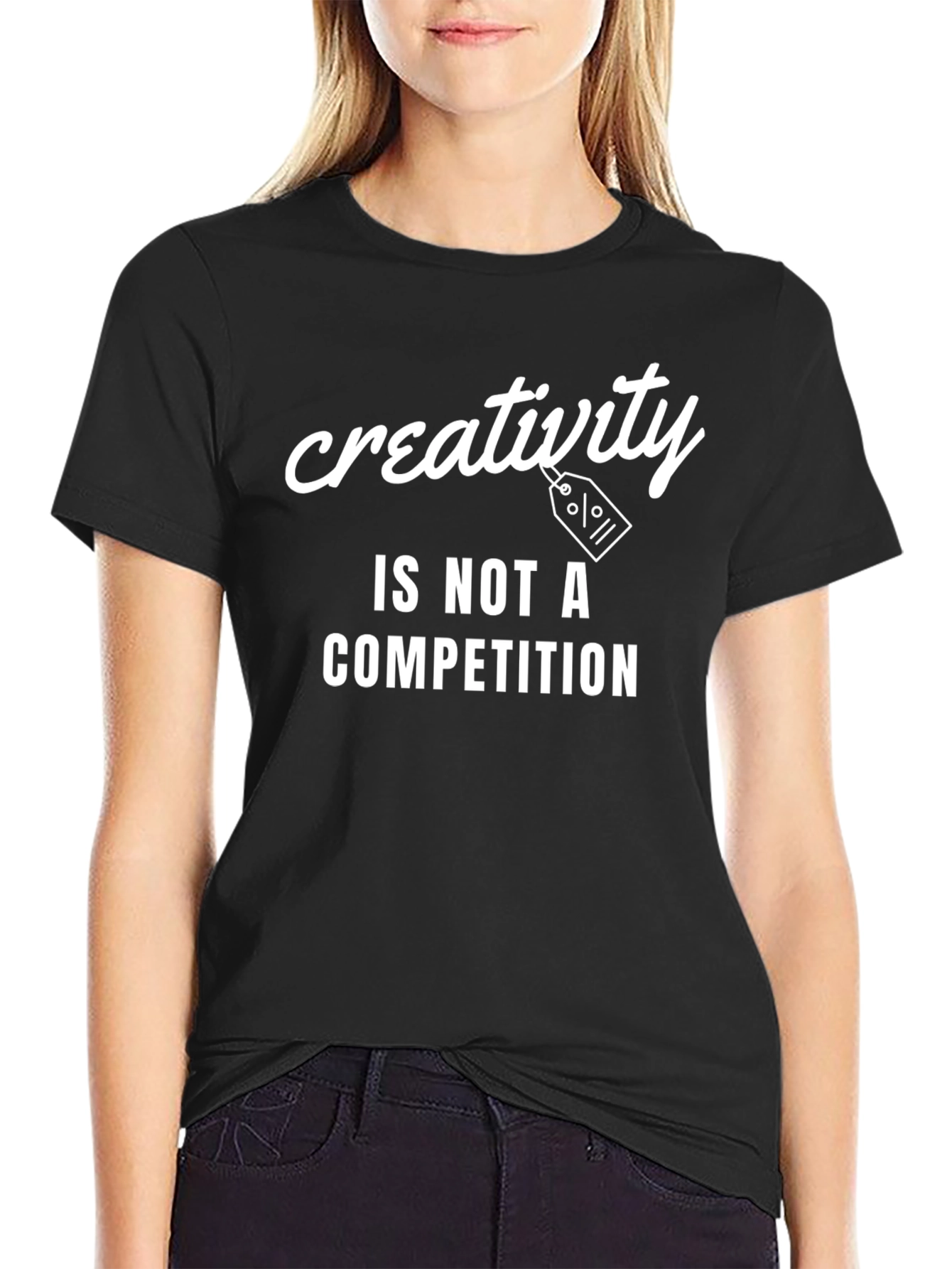 Creativity T-Shirt - Unisex Black Tee