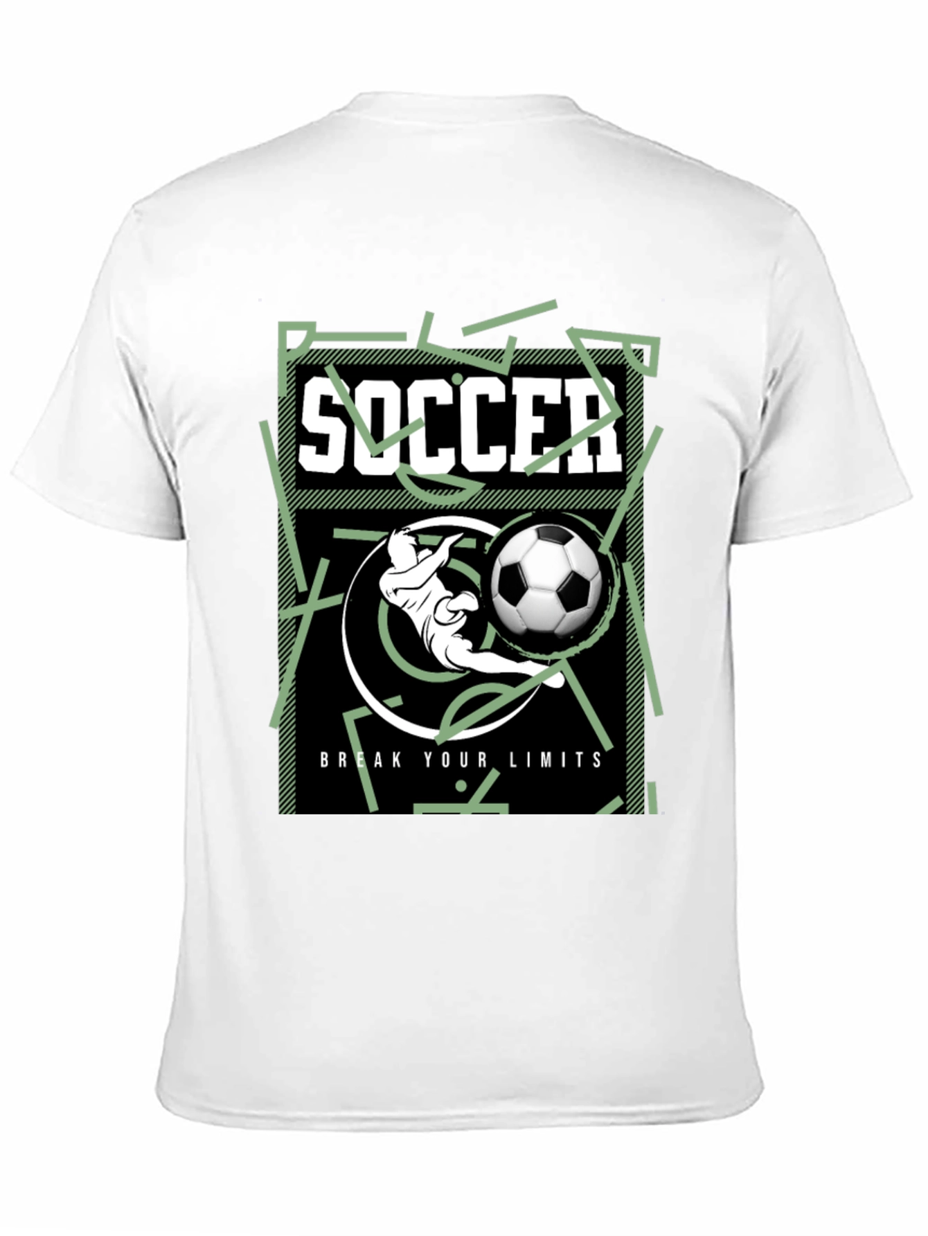 Soccer Graphic T-Shirt - Break Your Limits