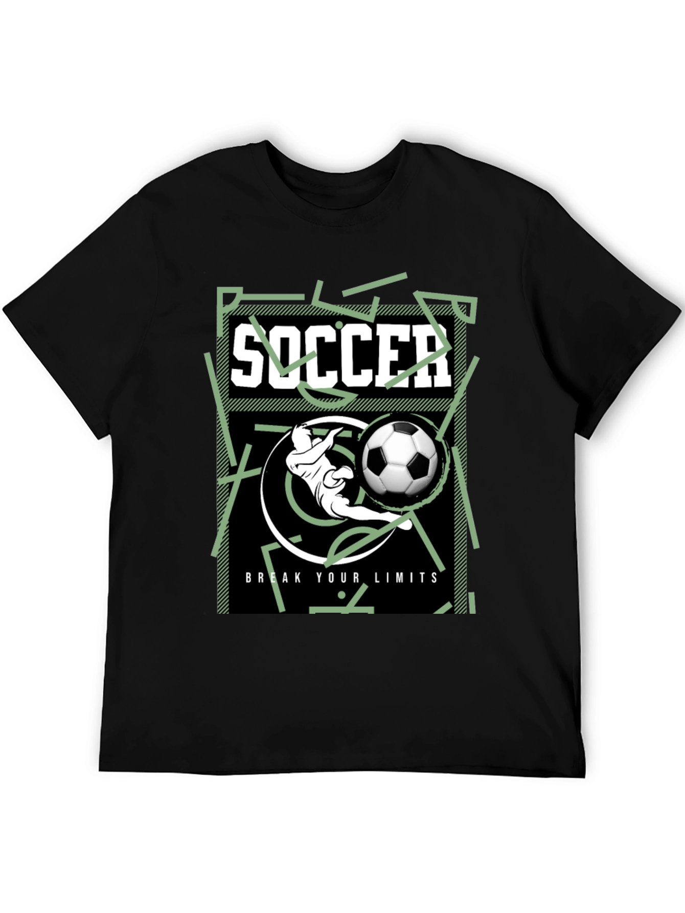 Soccer Graphic T-Shirt - Break Your Limits