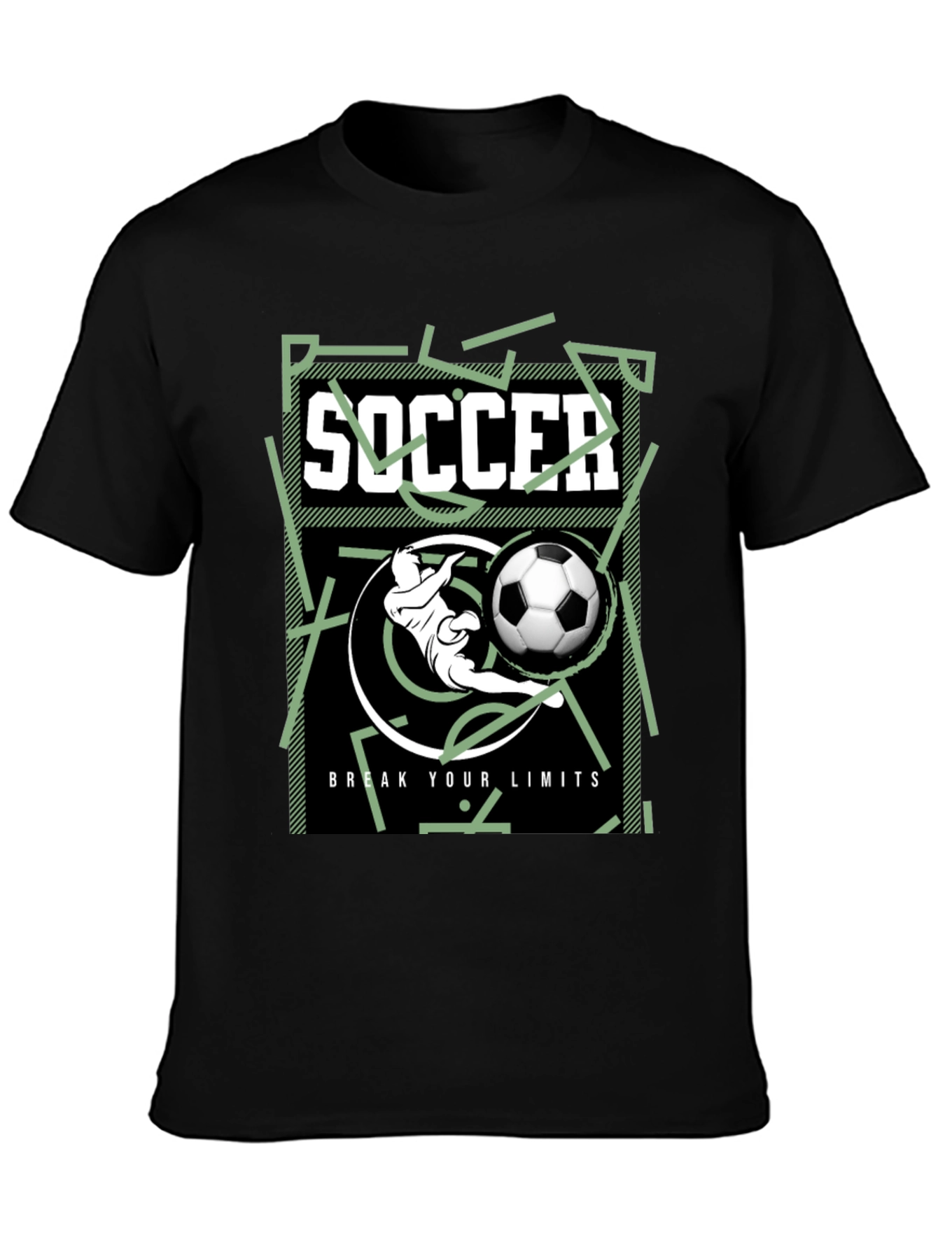 Soccer Graphic T-Shirt - Break Your Limits