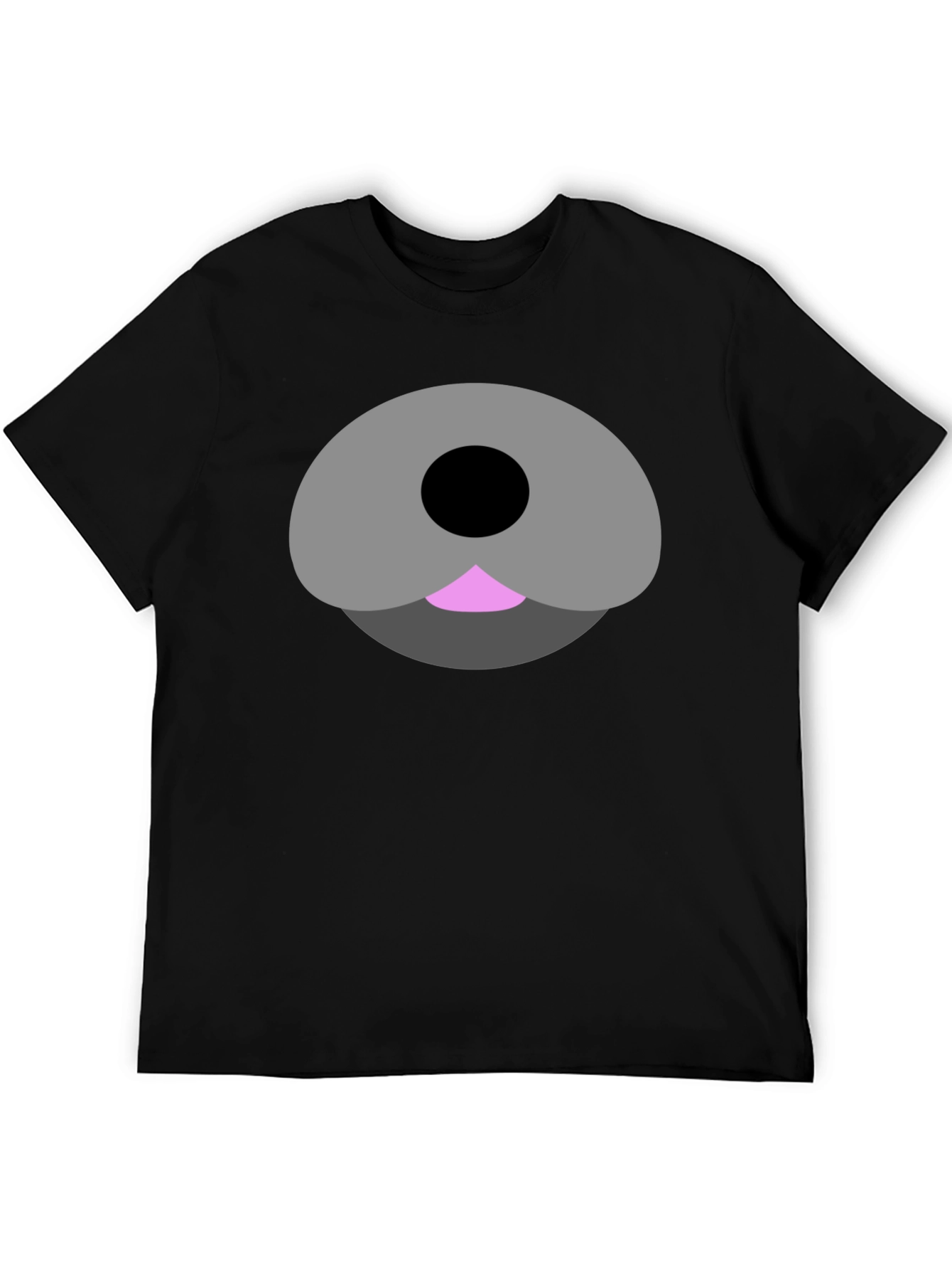 Cartoon Bear Face Graphic Tee