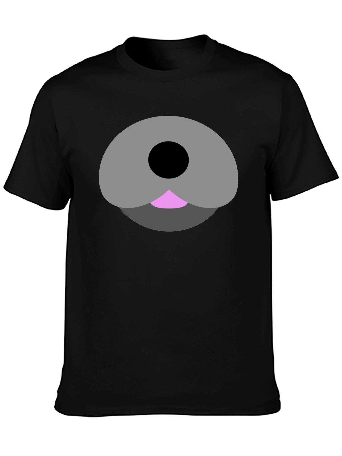 Cartoon Bear Face Graphic Tee