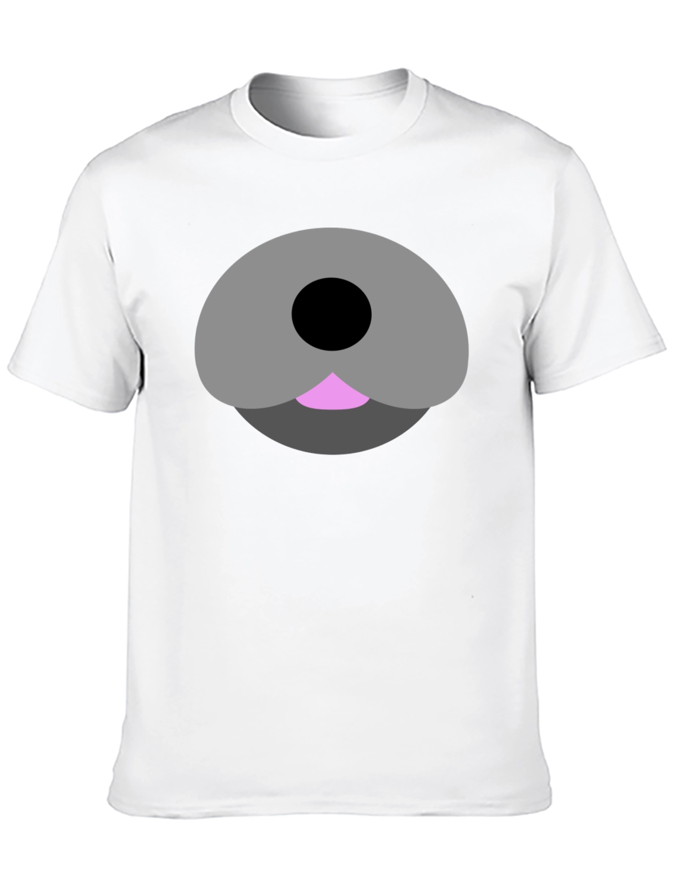 Cartoon Bear Face Graphic Tee
