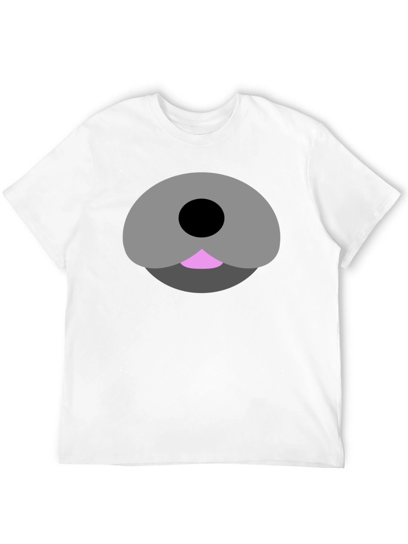 Cartoon Bear Face Graphic Tee