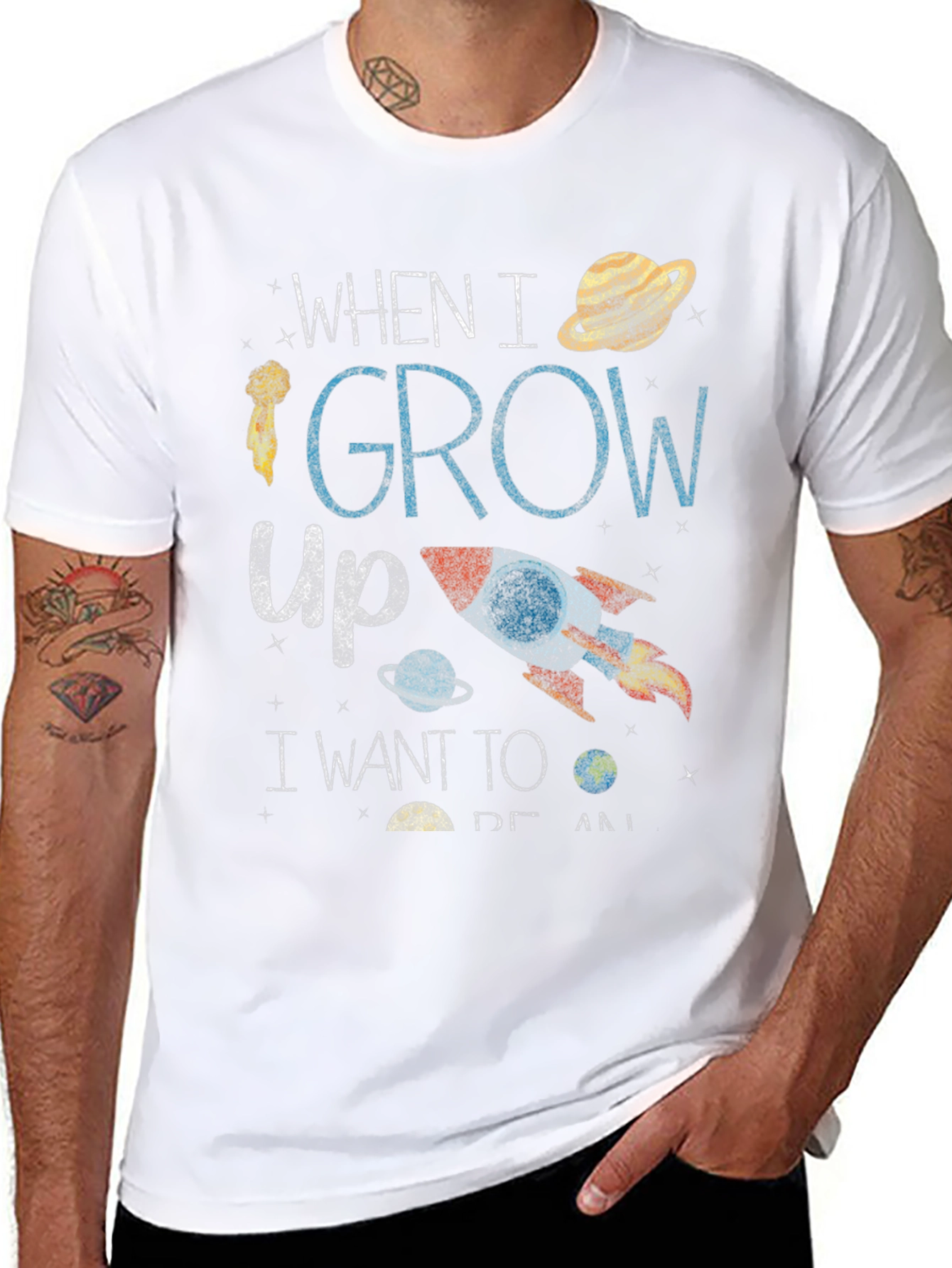 Space Dreamer Graphic Tee - When I Grow Up