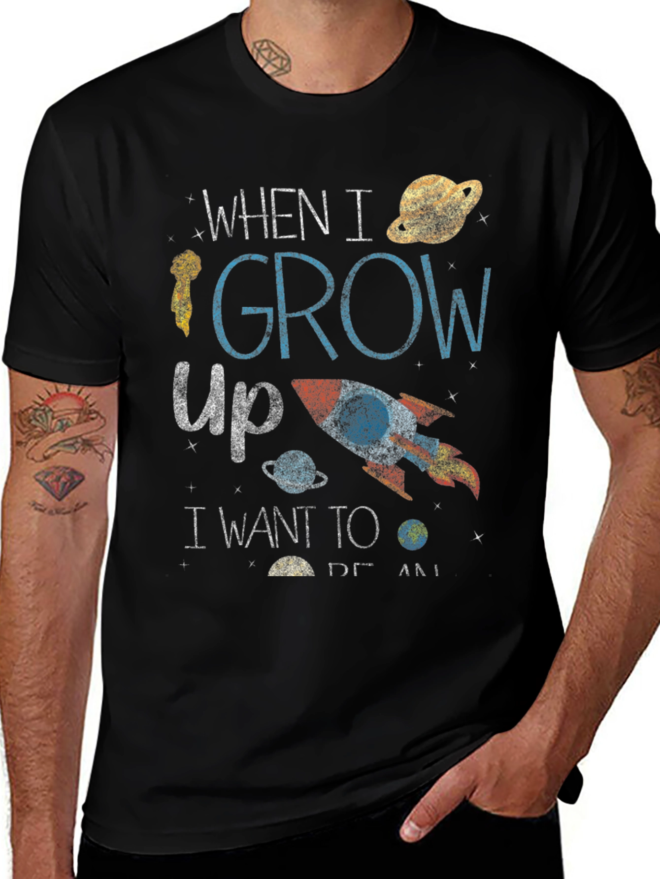 Space Dreamer Graphic Tee - When I Grow Up