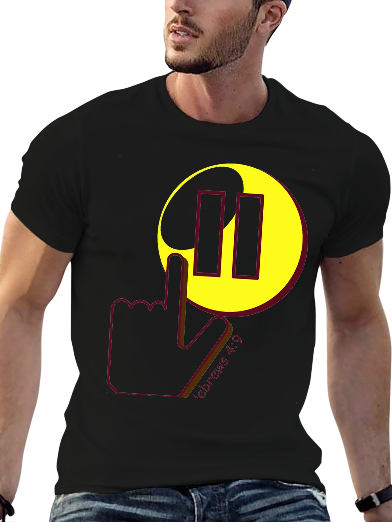Pause Hebrews 4:9 Graphic T-Shirt