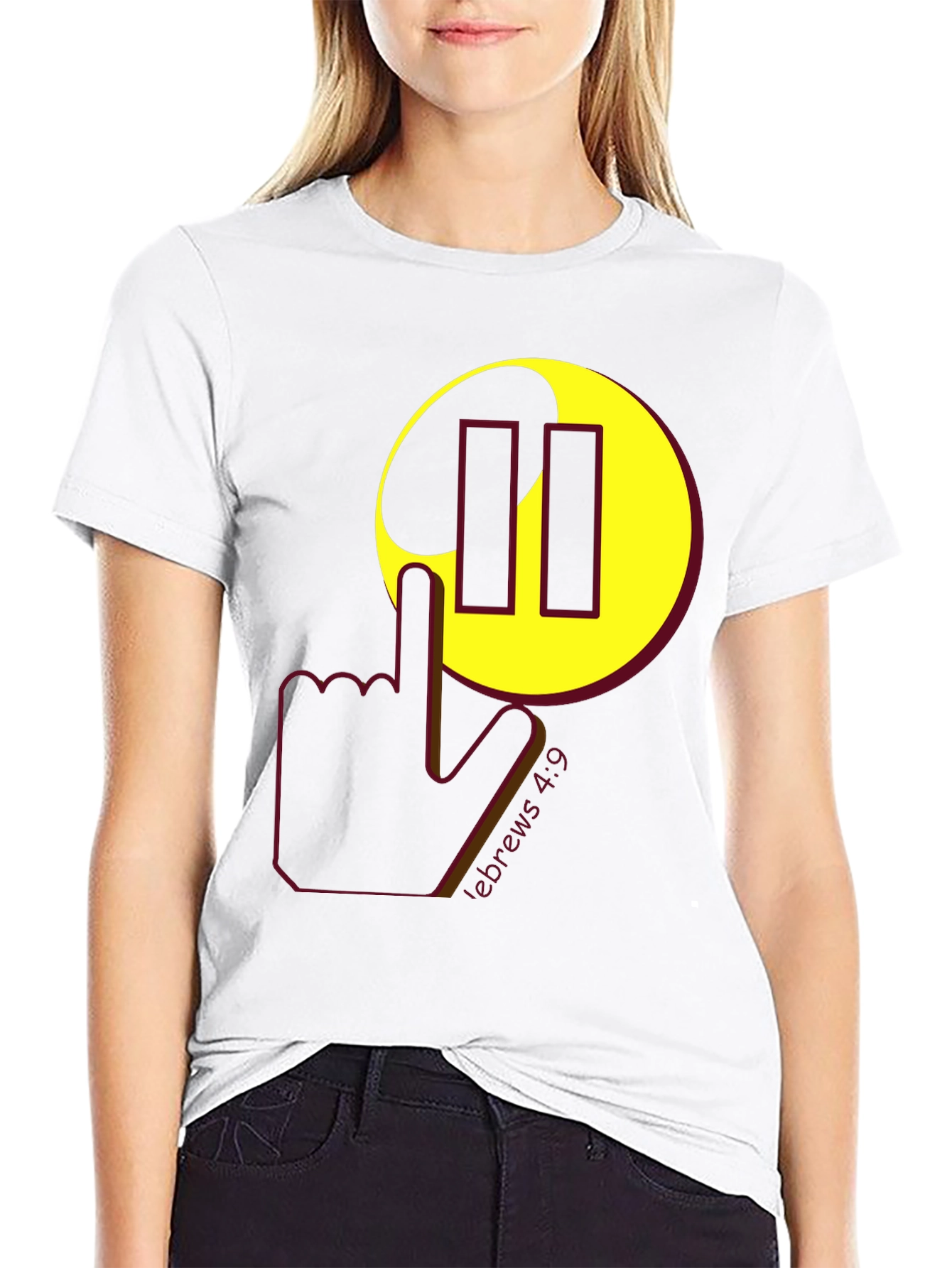 Pause Hebrews 4:9 Graphic T-Shirt
