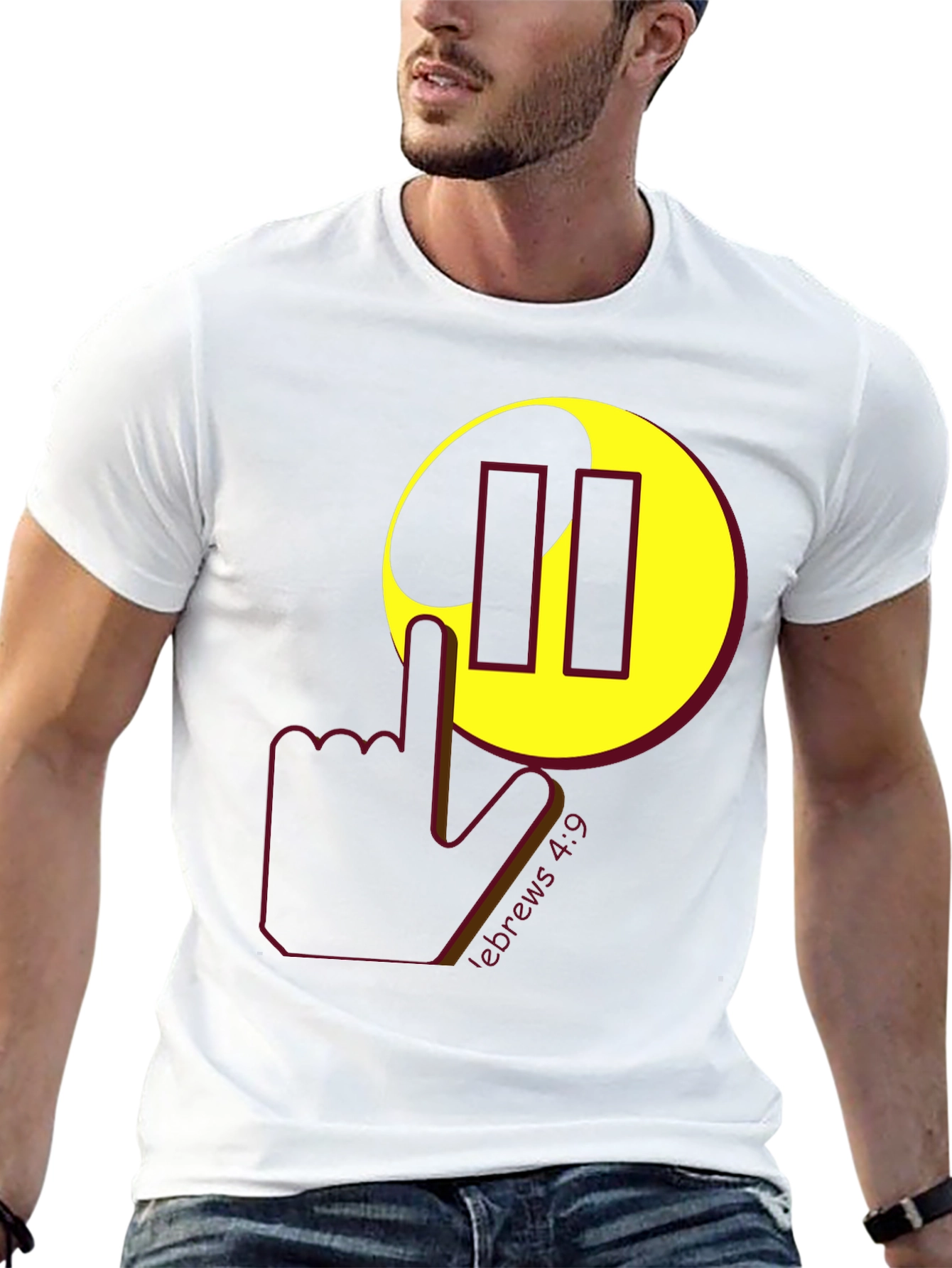 Pause Hebrews 4:9 Graphic T-Shirt