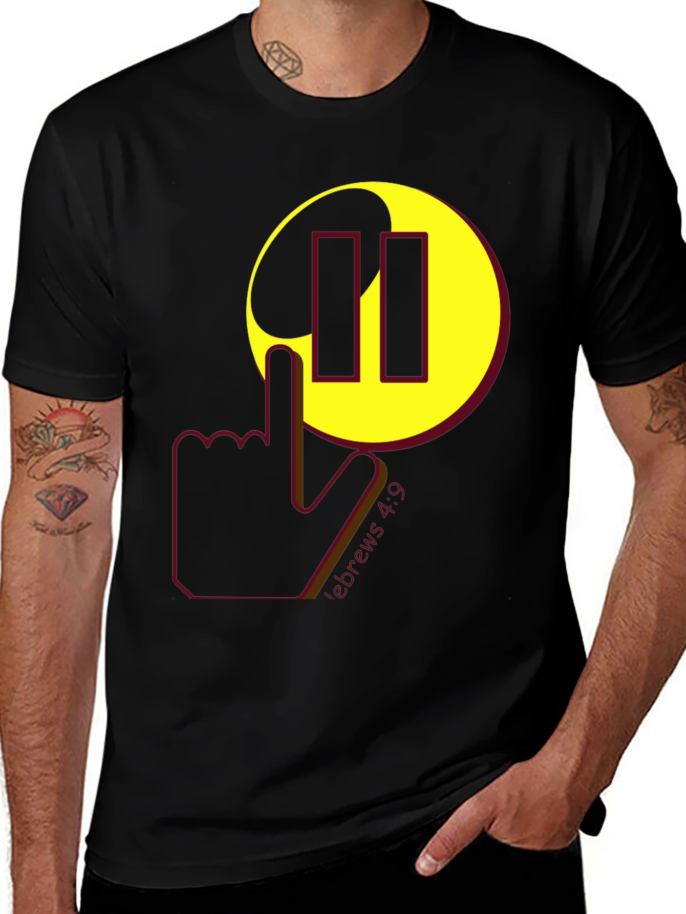 Pause Hebrews 4:9 Graphic T-Shirt