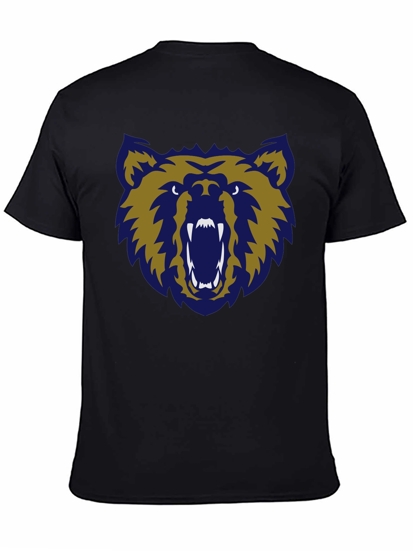 Grizzly Bear Graphic Tee - Mens Black T-Shirt