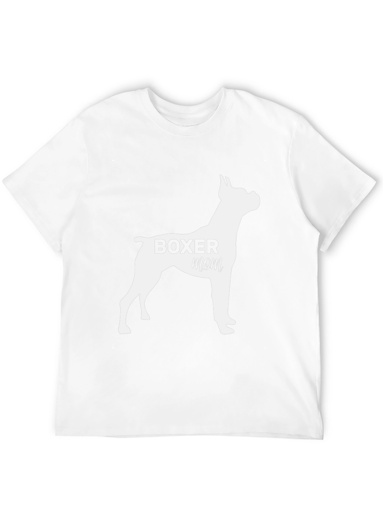 Boxer Mom Black T-Shirt: Dog Lover Apparel