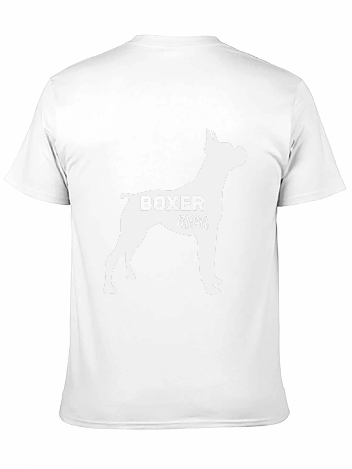 Boxer Mom Black T-Shirt: Dog Lover Apparel