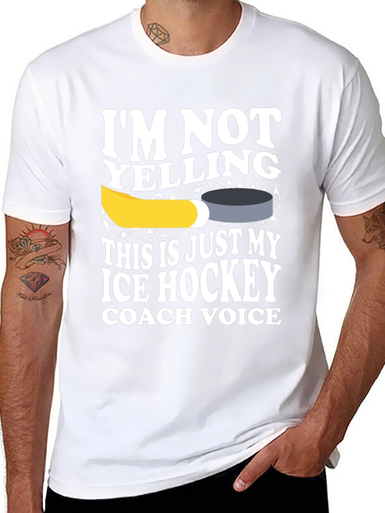 Ice Hockey Coach Voice T-Shirt