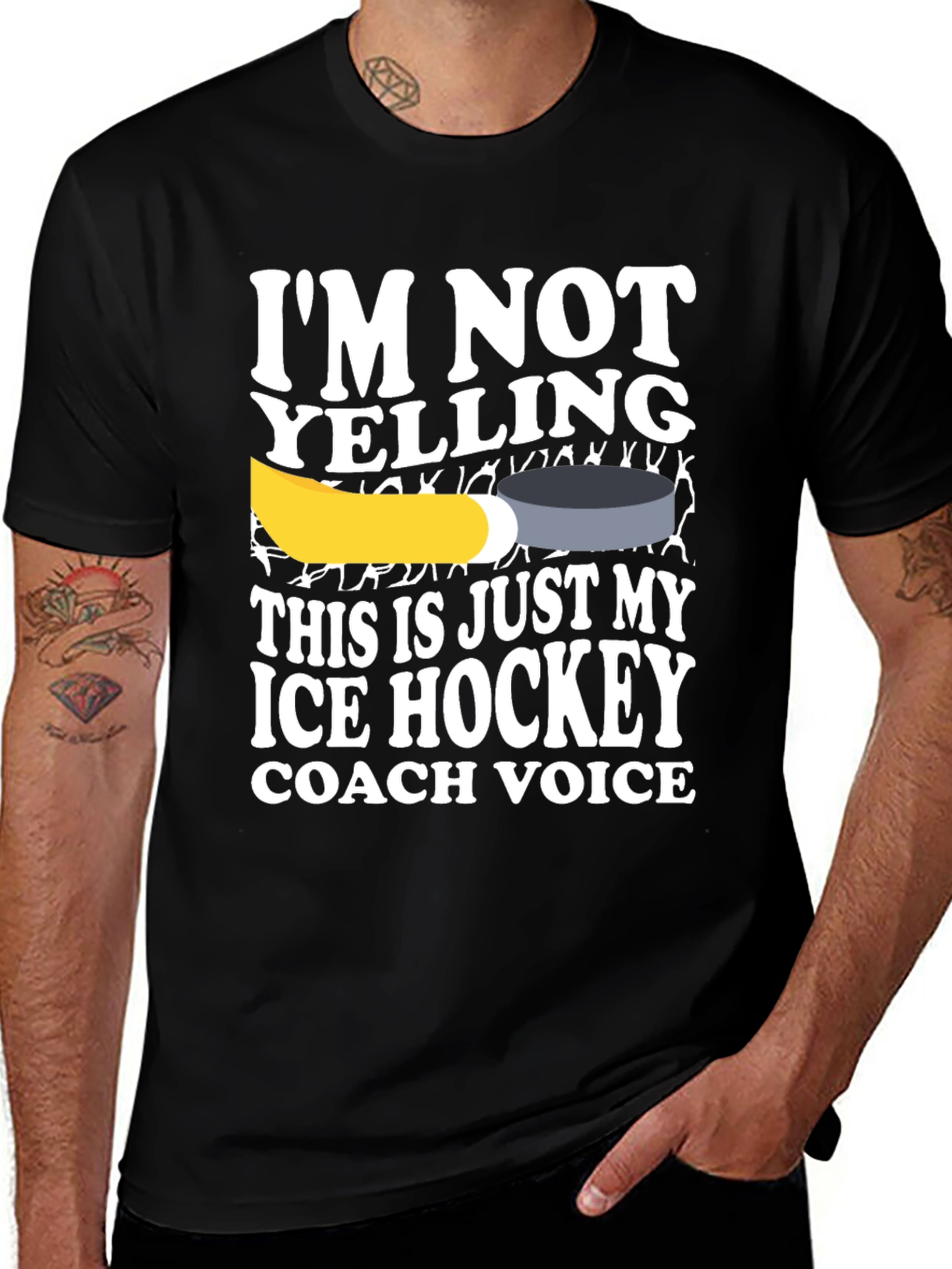 Ice Hockey Coach Voice T-Shirt