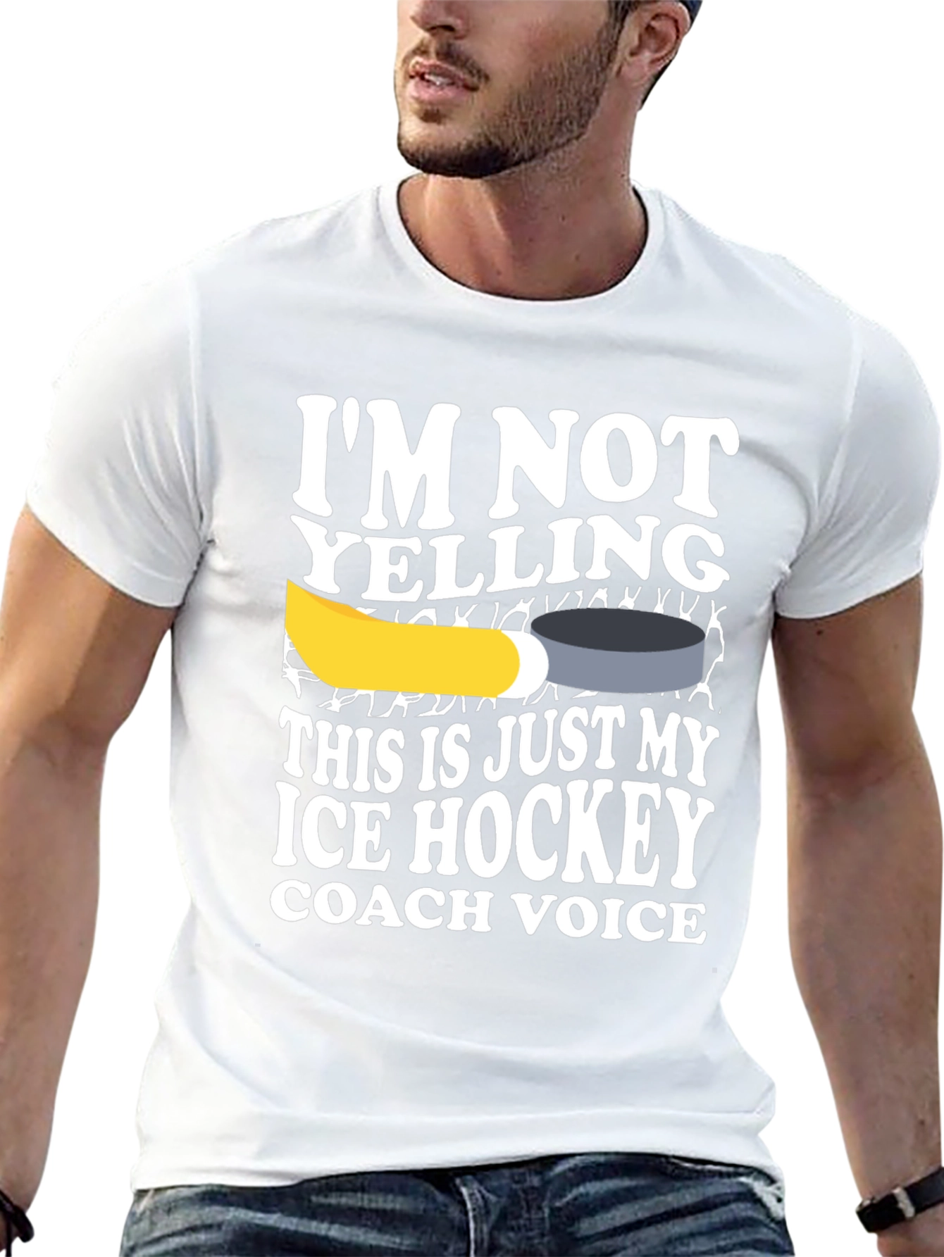 Ice Hockey Coach Voice T-Shirt