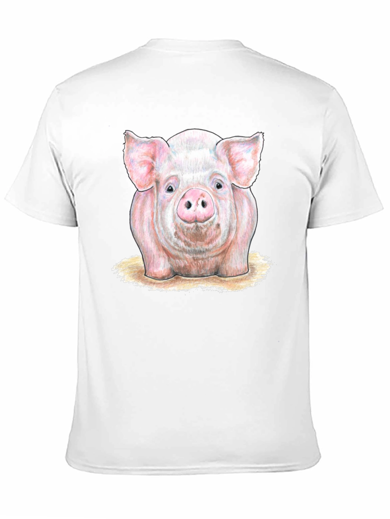 Pig Graphic T-Shirt - Black Cotton Tee