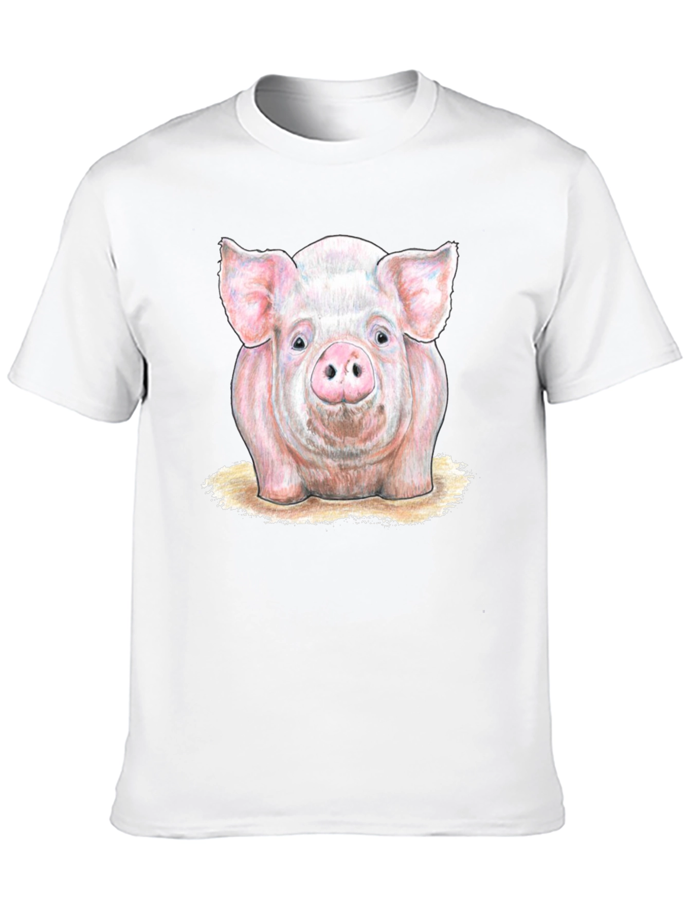 Pig Graphic T-Shirt - Black Cotton Tee