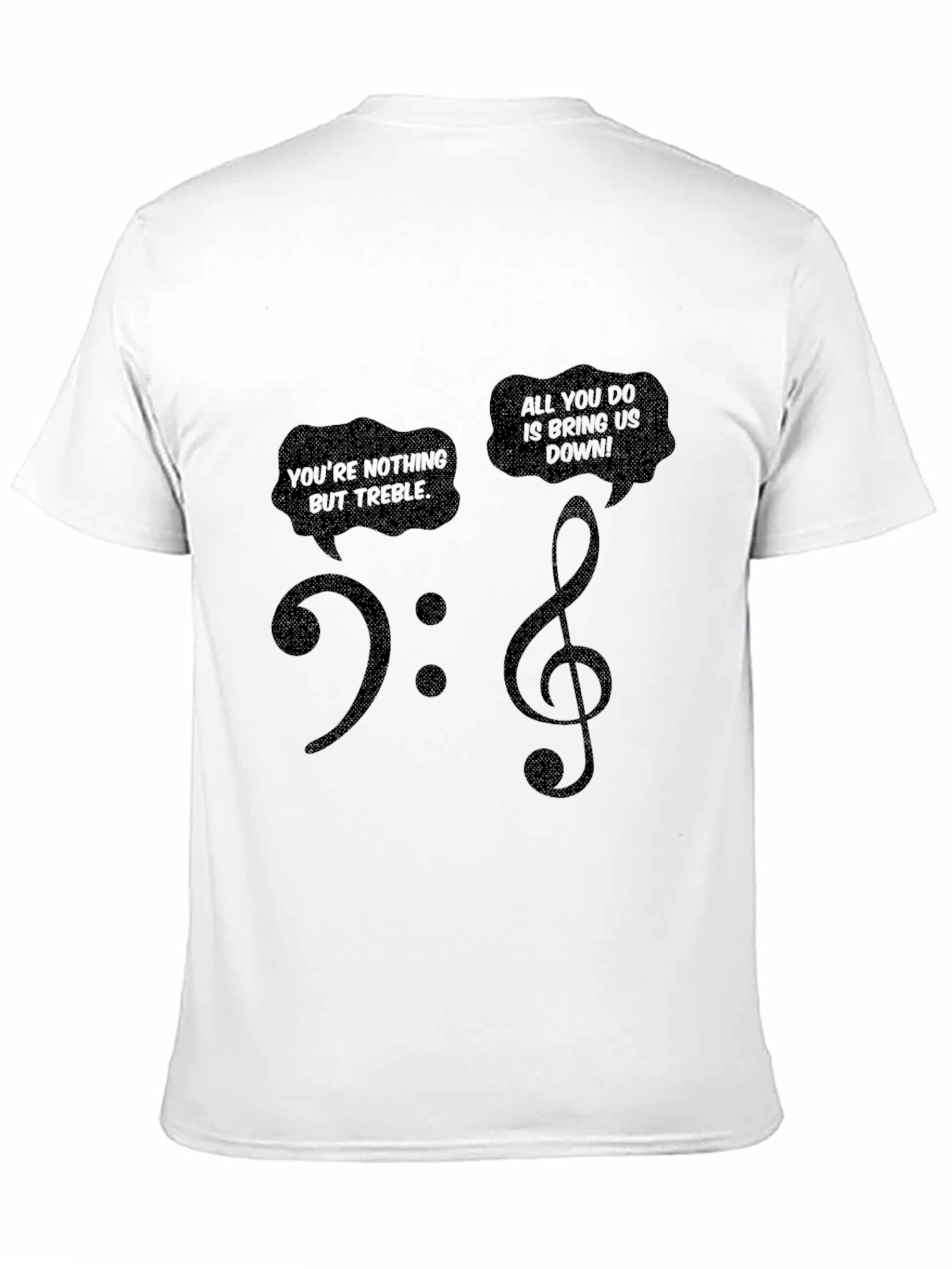 Music Pun T-Shirt - Treble Clef Funny Tee