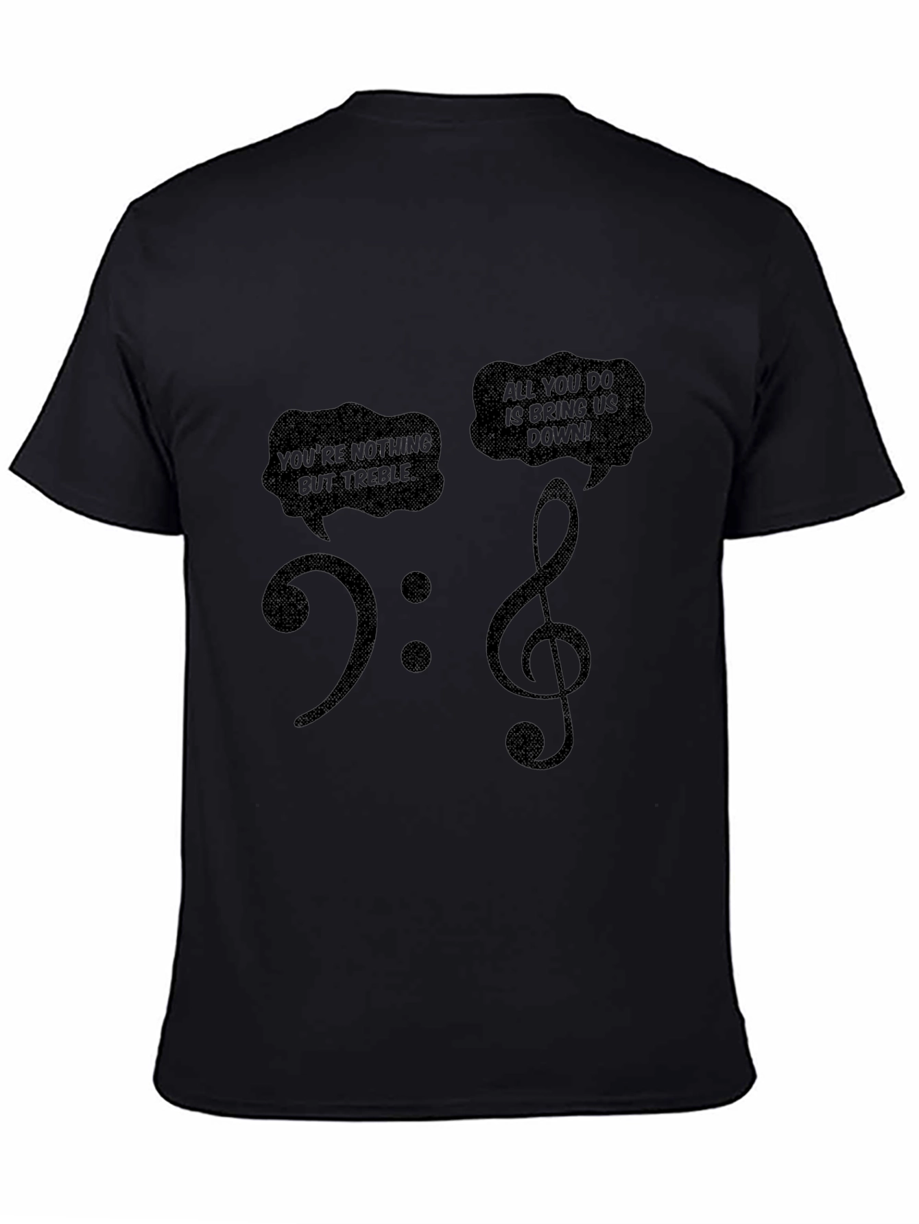 Music Pun T-Shirt - Treble Clef Funny Tee