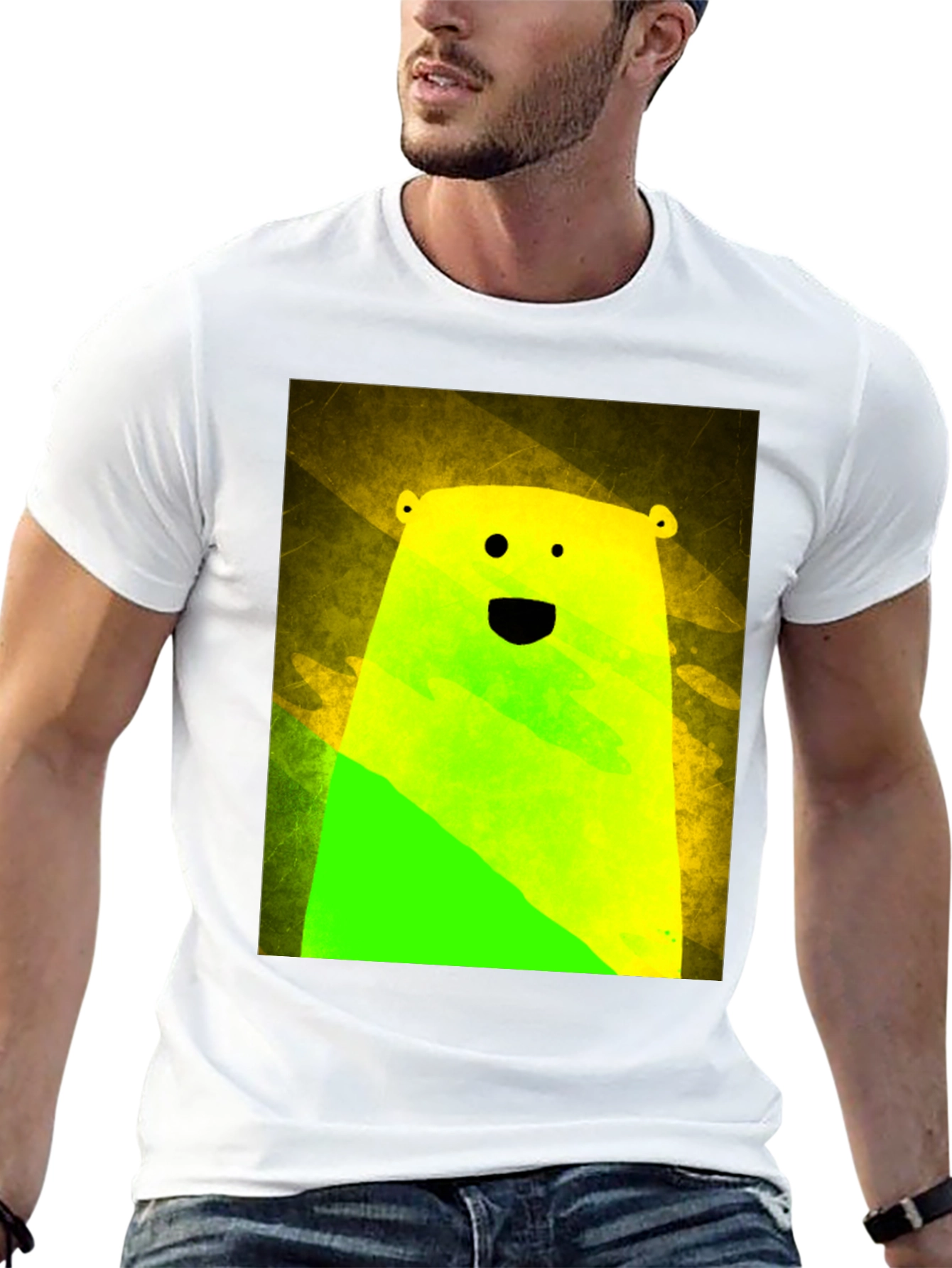 Vibrant Bear Graphic Tee - Unique Streetwear Style