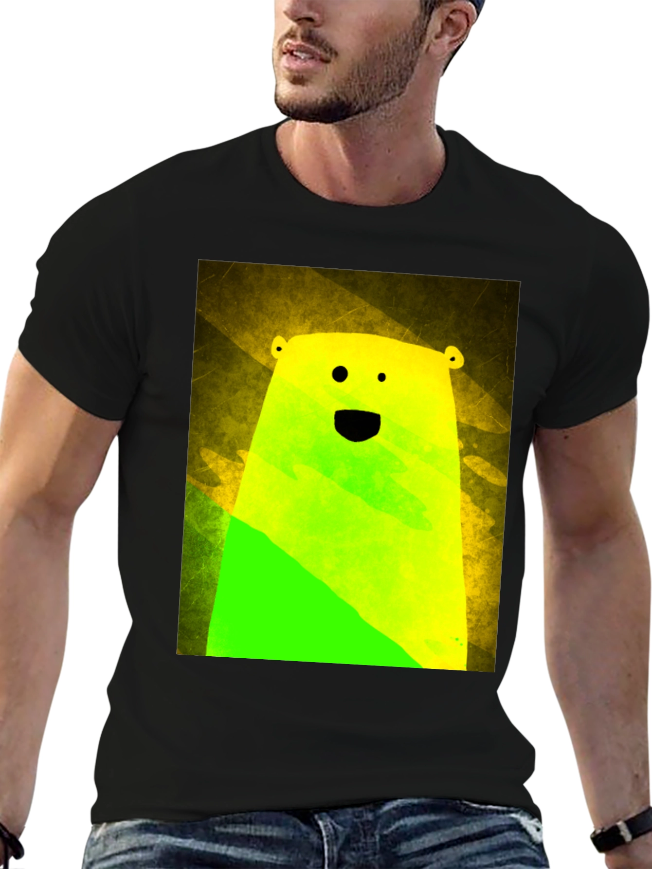 Vibrant Bear Graphic Tee - Unique Streetwear Style