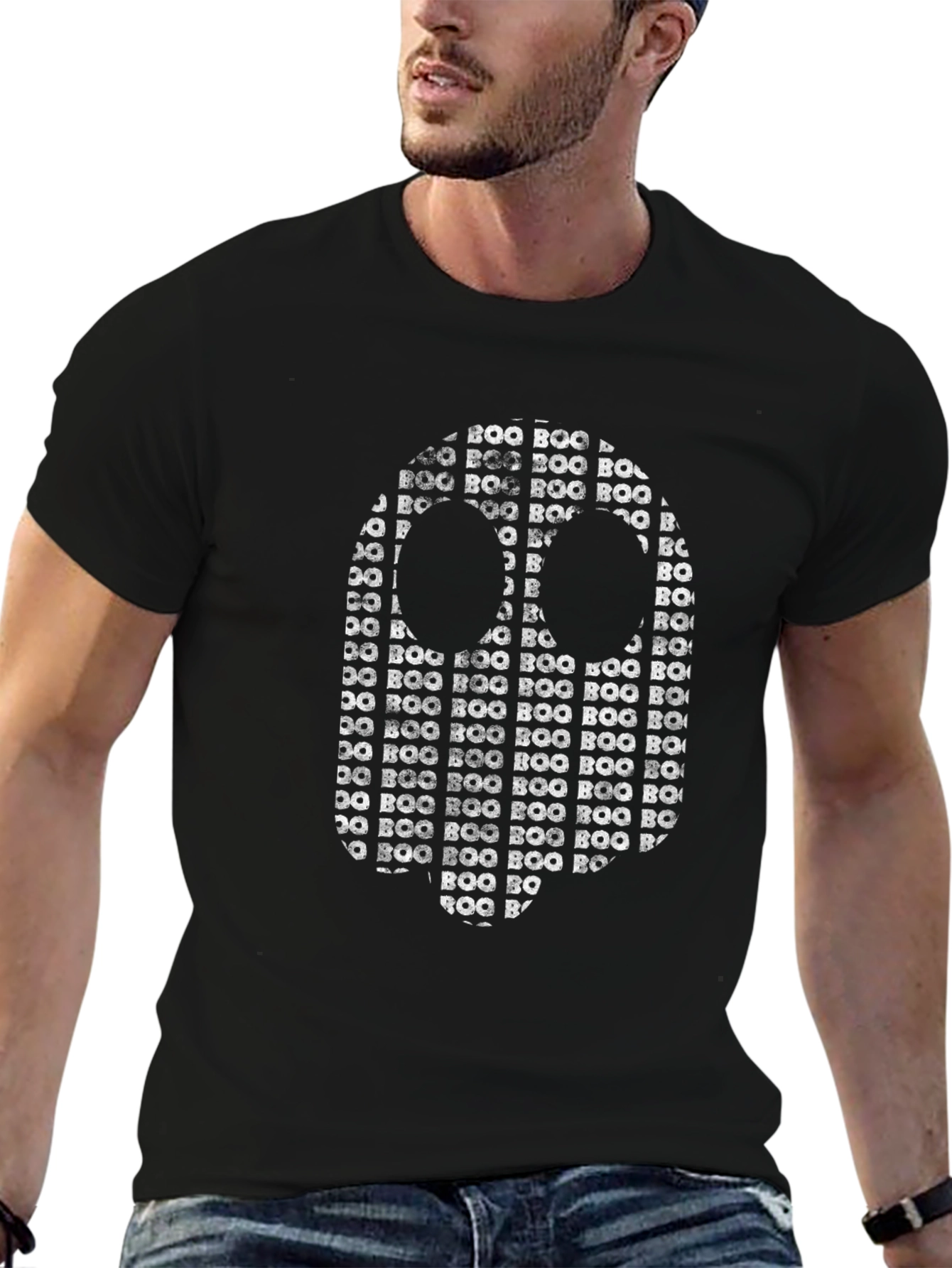 Boo Ghost T-Shirt - Halloween Graphic Tee