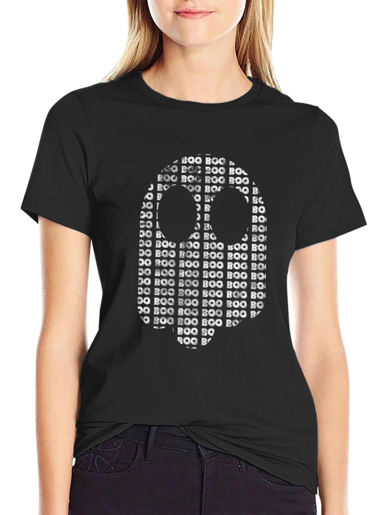 Boo Ghost T-Shirt - Halloween Graphic Tee