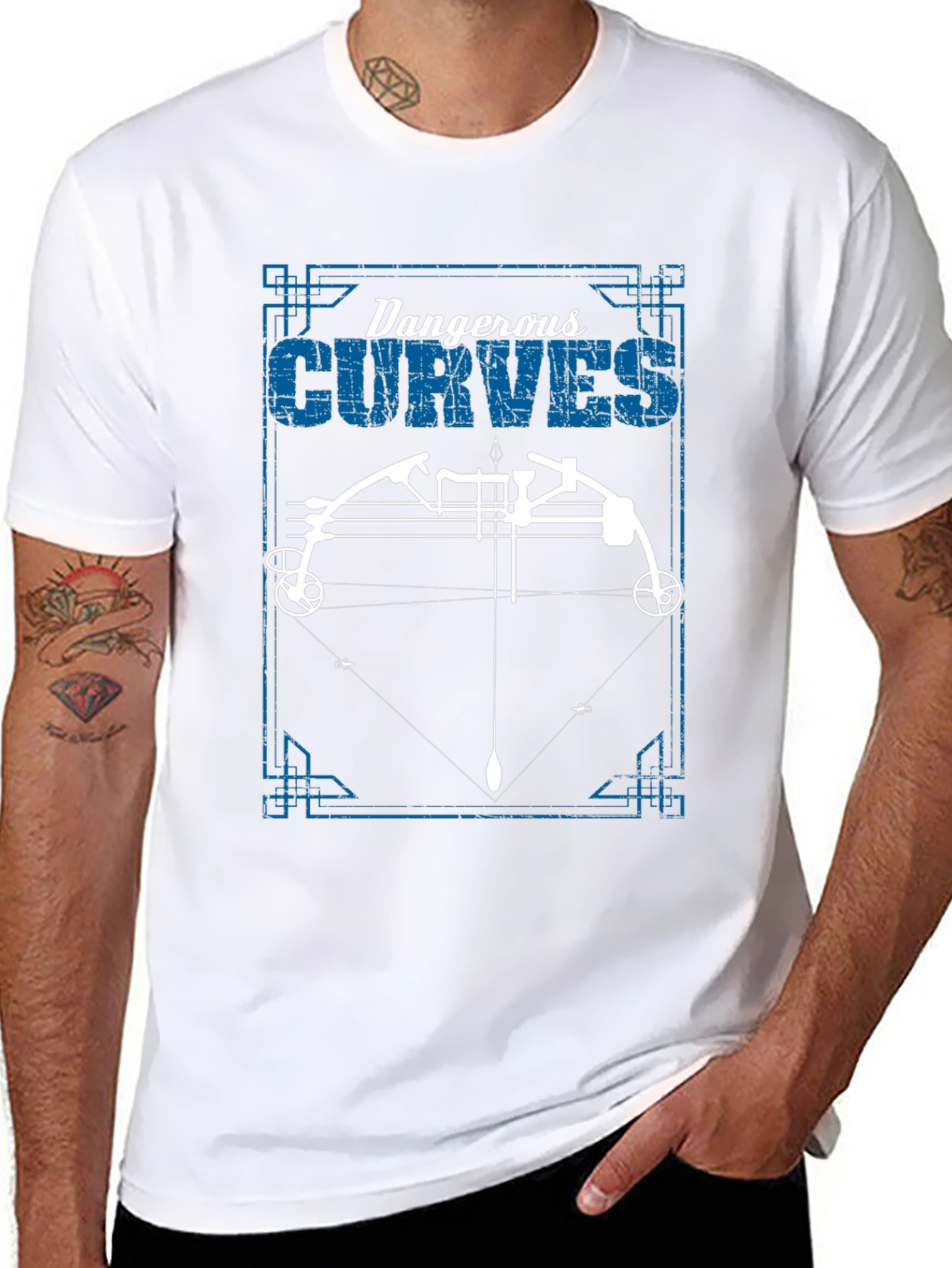 Dangerous Curves Archery T-Shirt - Black