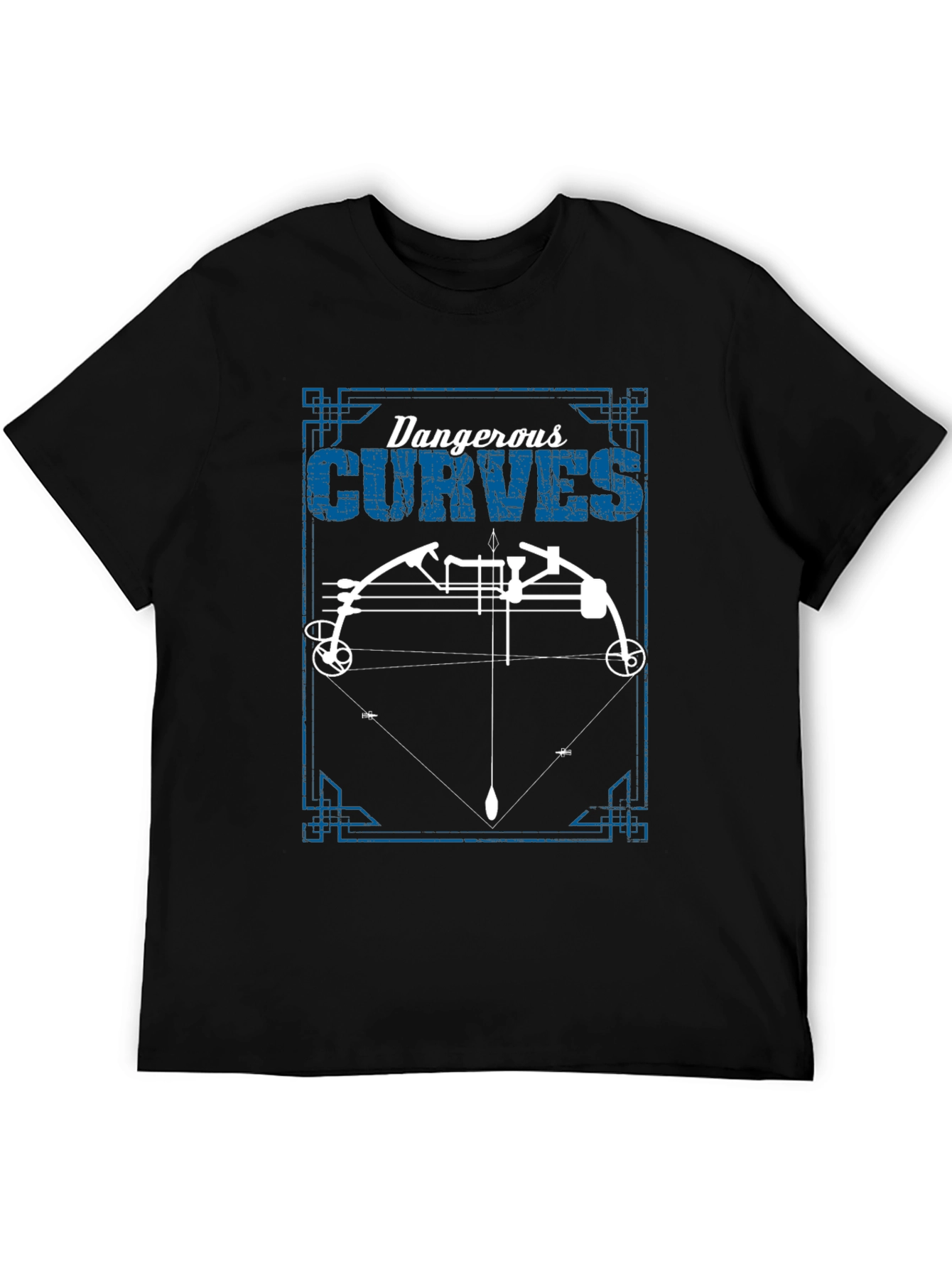 Dangerous Curves Archery T-Shirt - Black