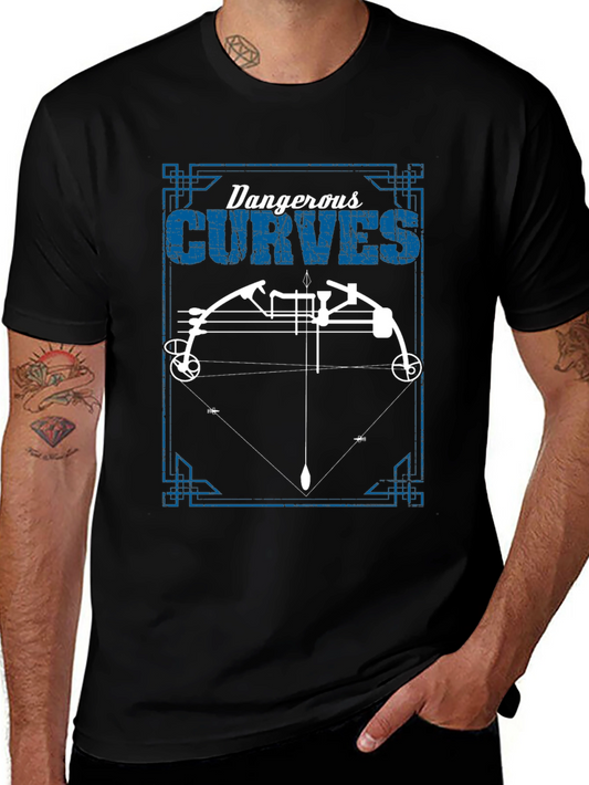 Dangerous Curves Archery T-Shirt - Black