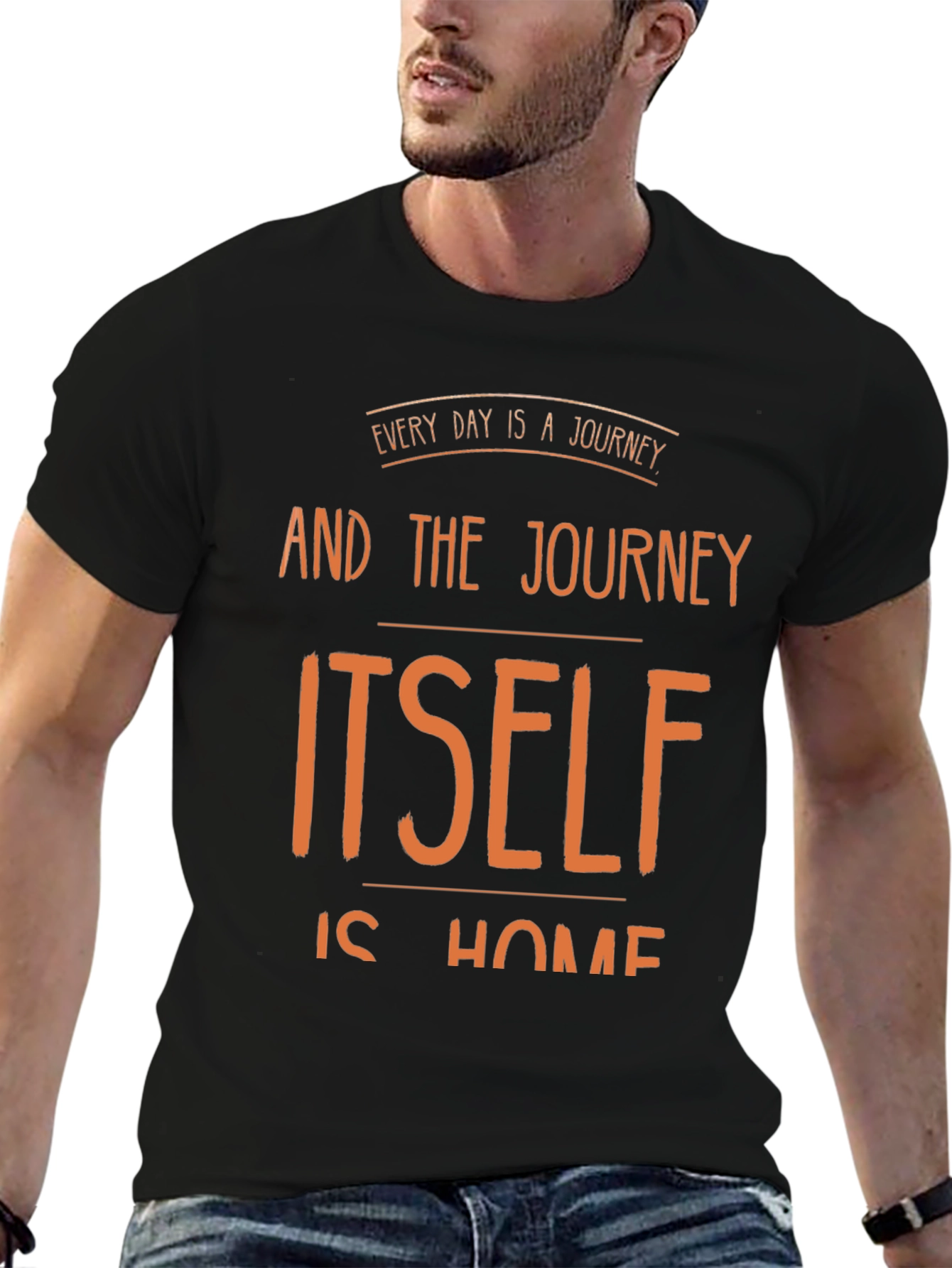 Journey Is Home Graphic Tee - Soft Cotton Blend