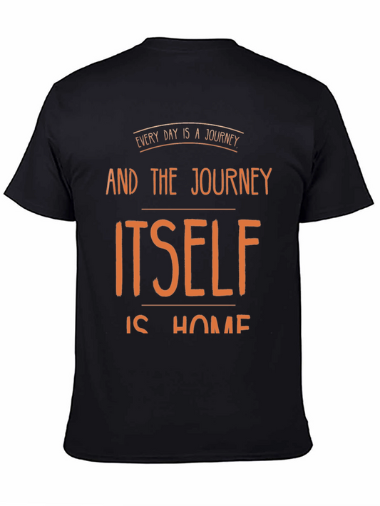 Journey Is Home Graphic Tee - Soft Cotton Blend