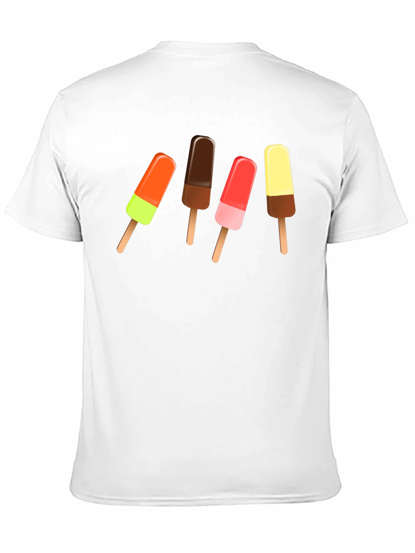 Cool Ice Cream Pops Black T-Shirt