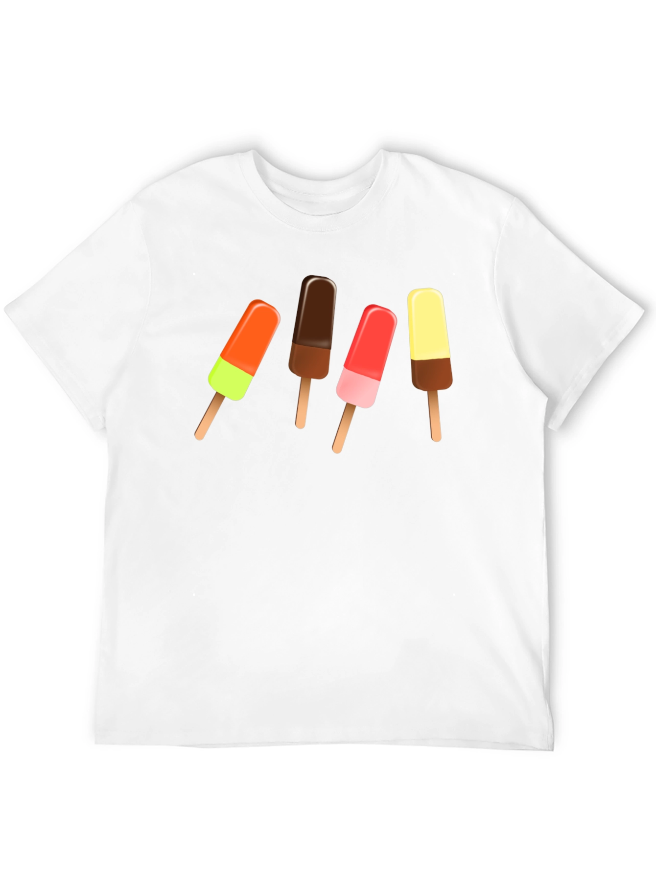 Cool Ice Cream Pops Black T-Shirt