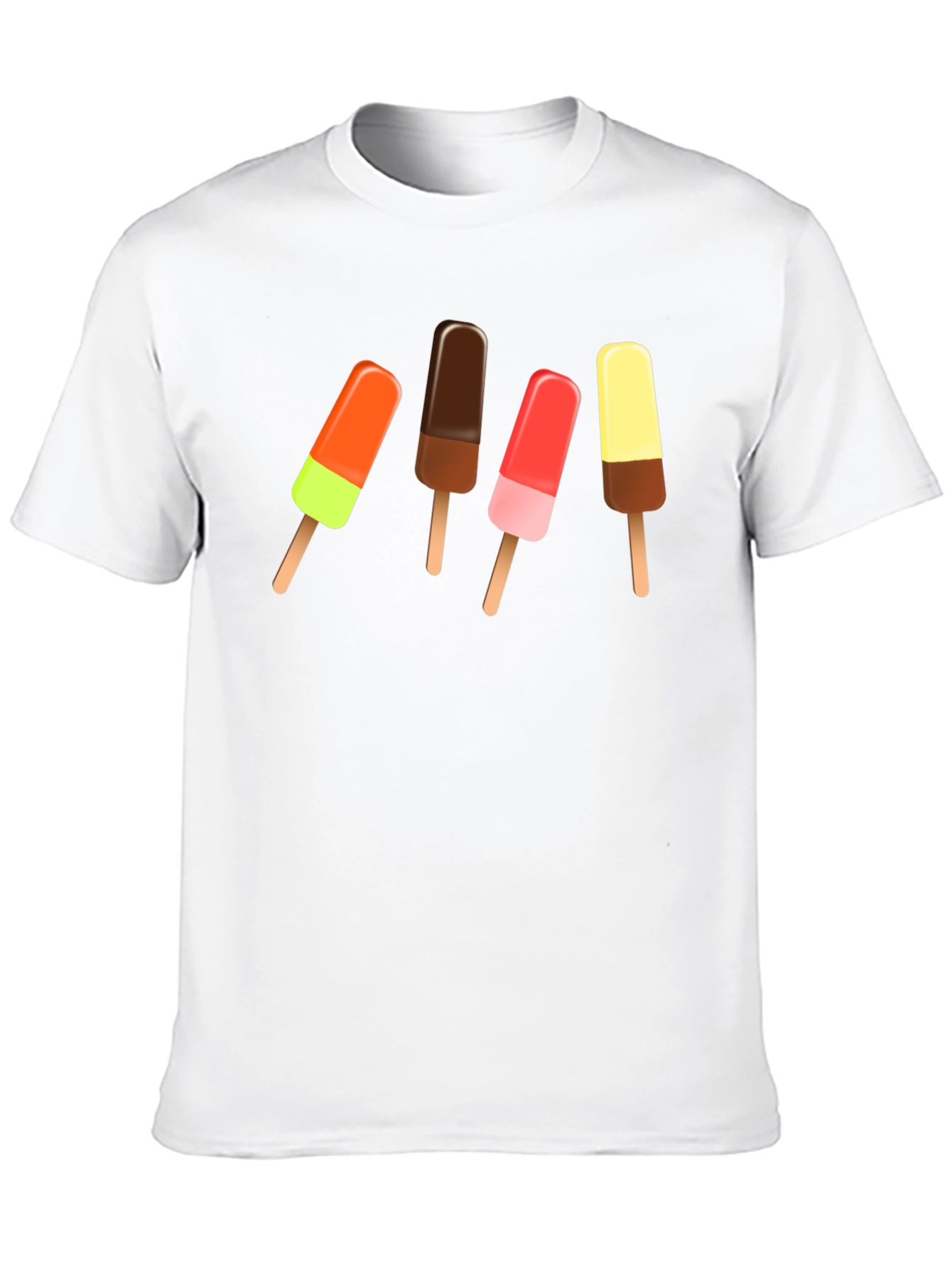 Cool Ice Cream Pops Black T-Shirt