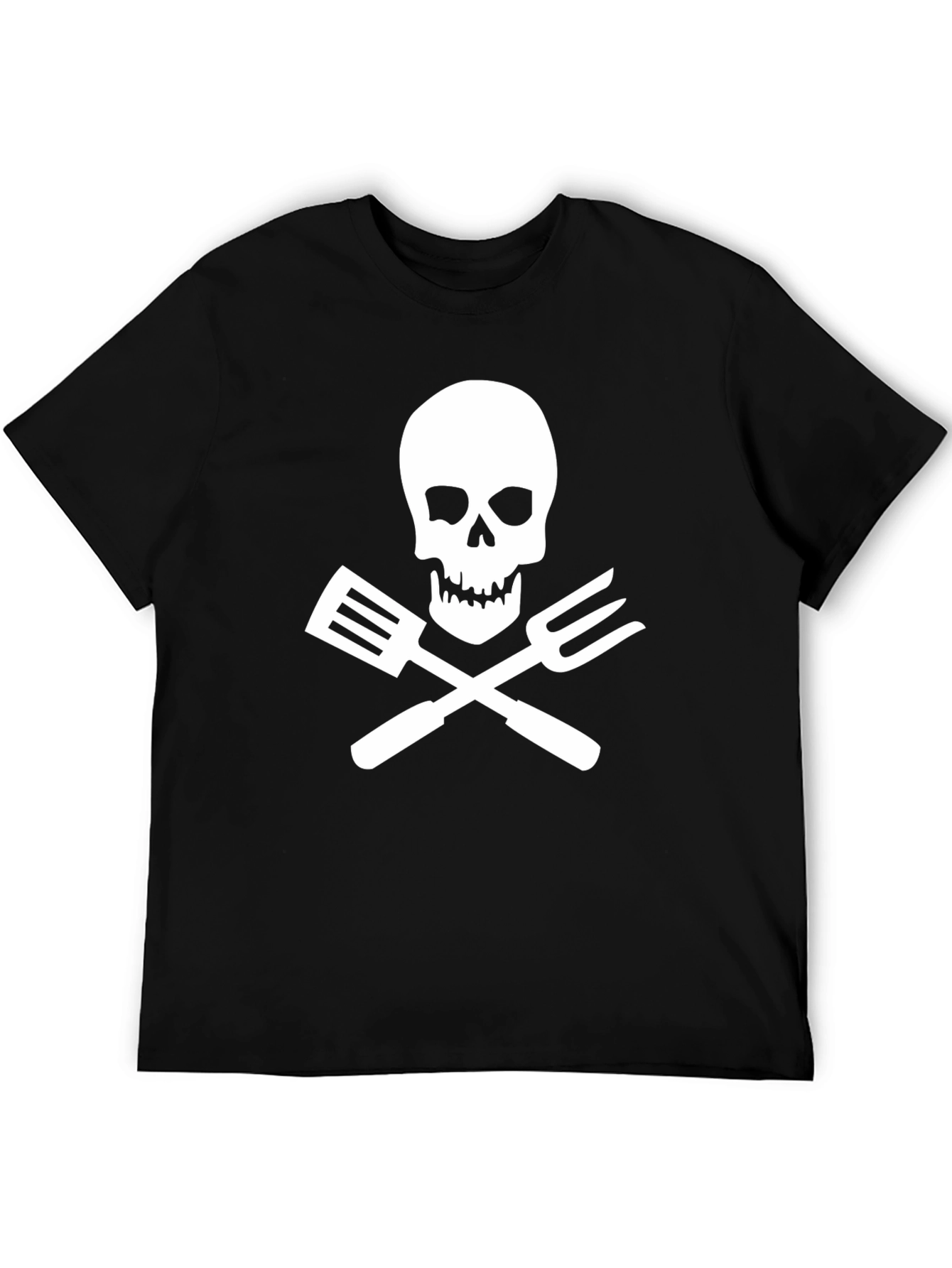 BBQ Skull & Spatula T-Shirt - Grill Master Tee