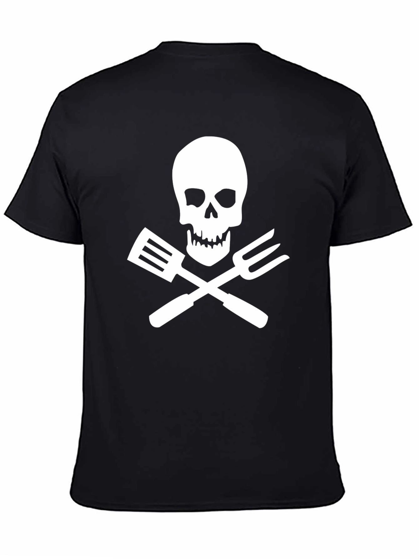 BBQ Skull & Spatula T-Shirt - Grill Master Tee