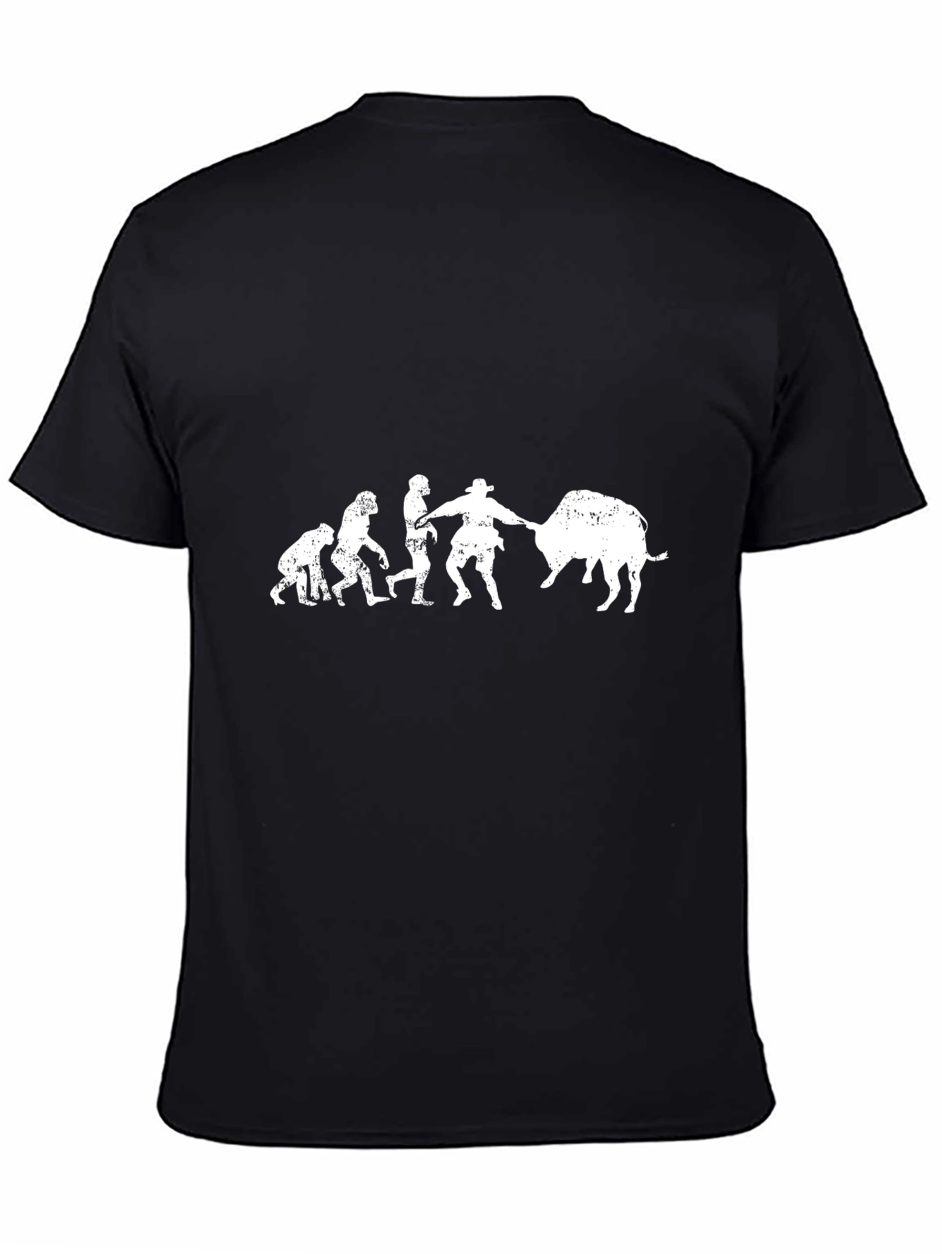 Evolution of Man T-Shirt: Bullfighter Design