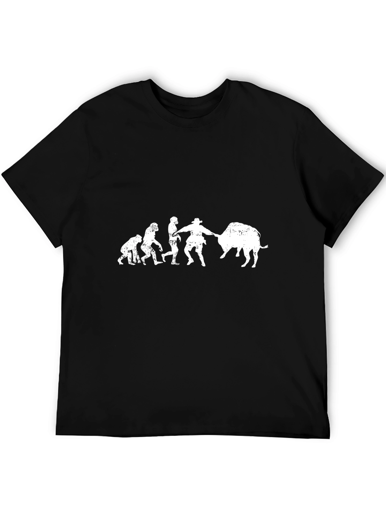 Evolution of Man T-Shirt: Bullfighter Design