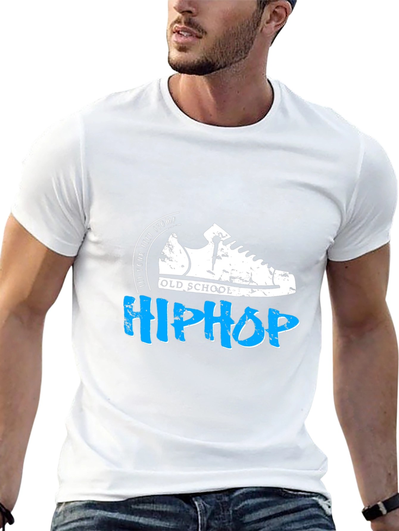 Old School Hip Hop Graphic Tee - Retro Style