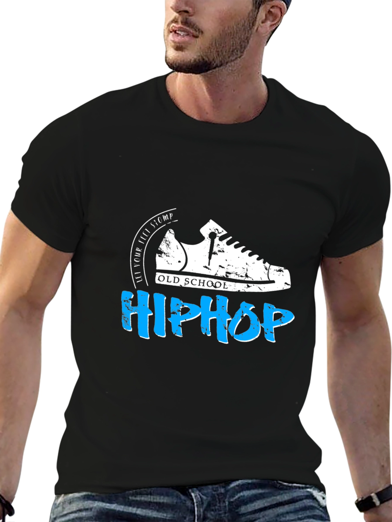 Old School Hip Hop Graphic Tee - Retro Style