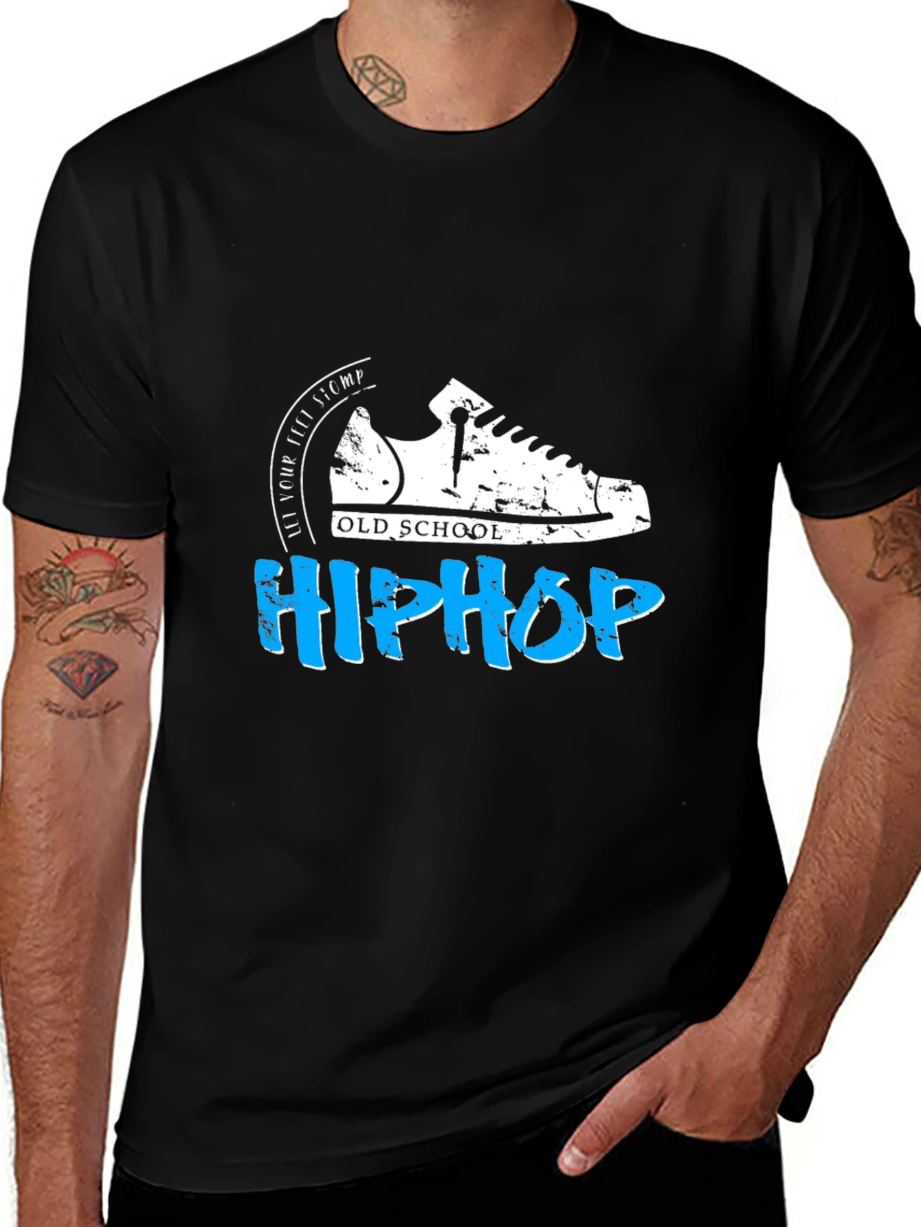 Old School Hip Hop Graphic Tee - Retro Style