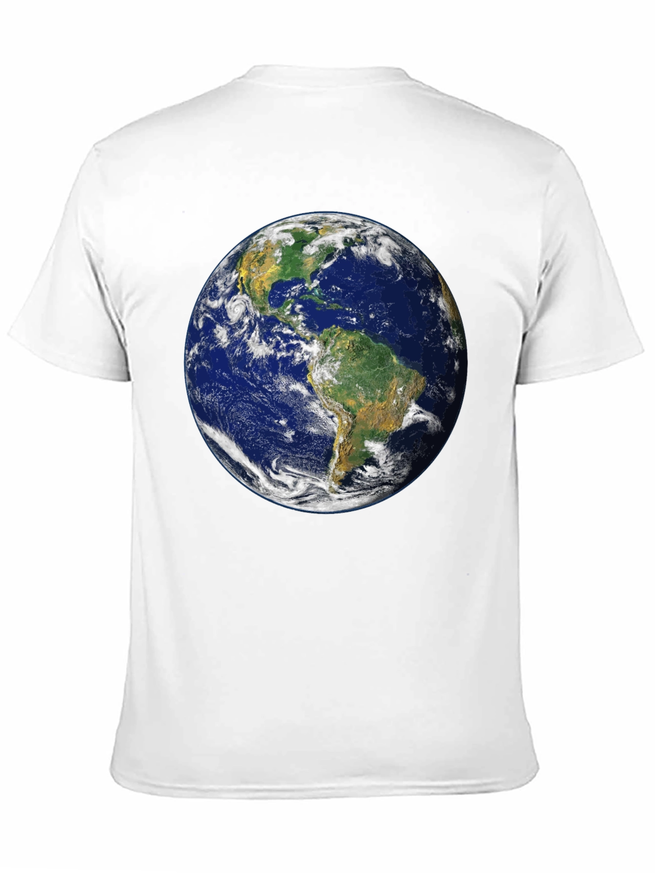 Earth Graphic Print Black T-Shirt