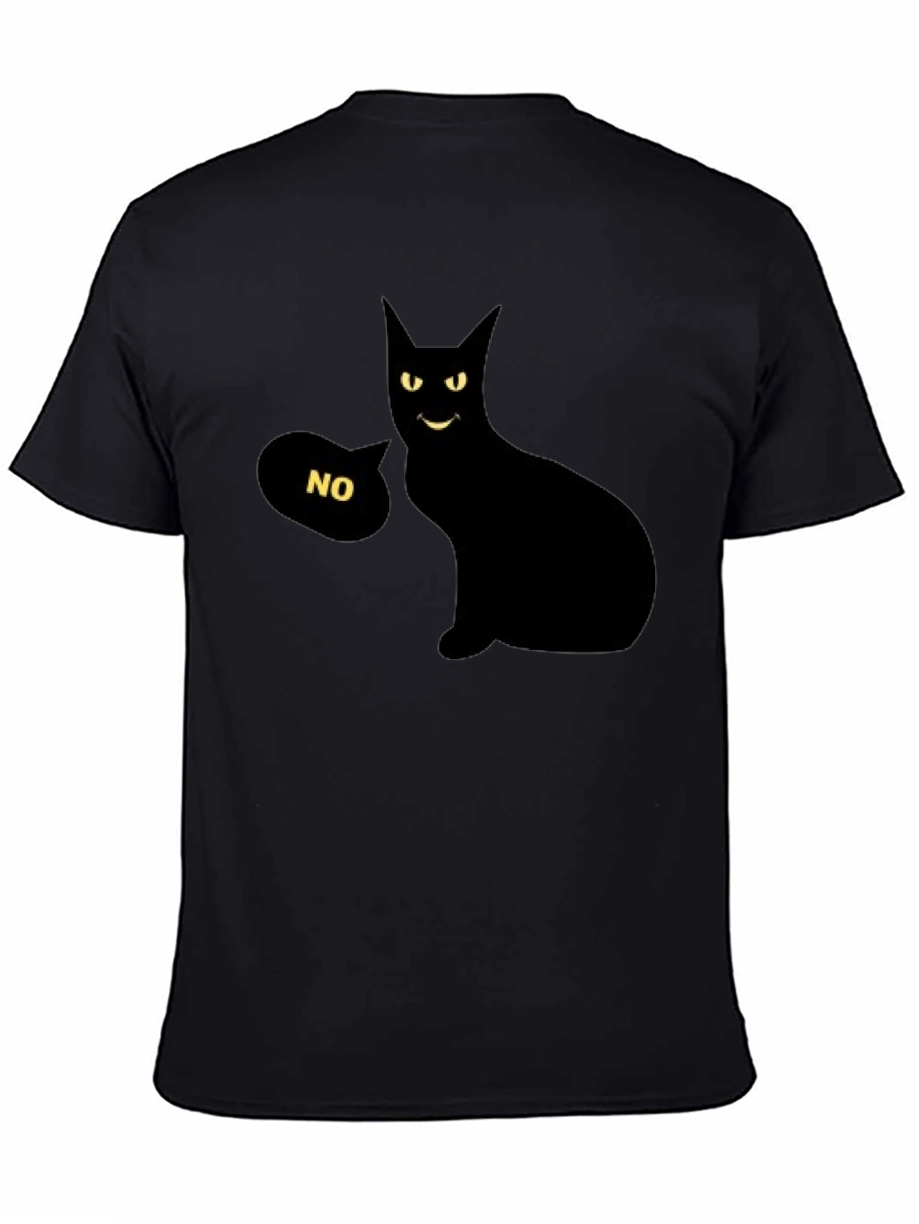 Funny Cat Graphic Tee - No Attitude